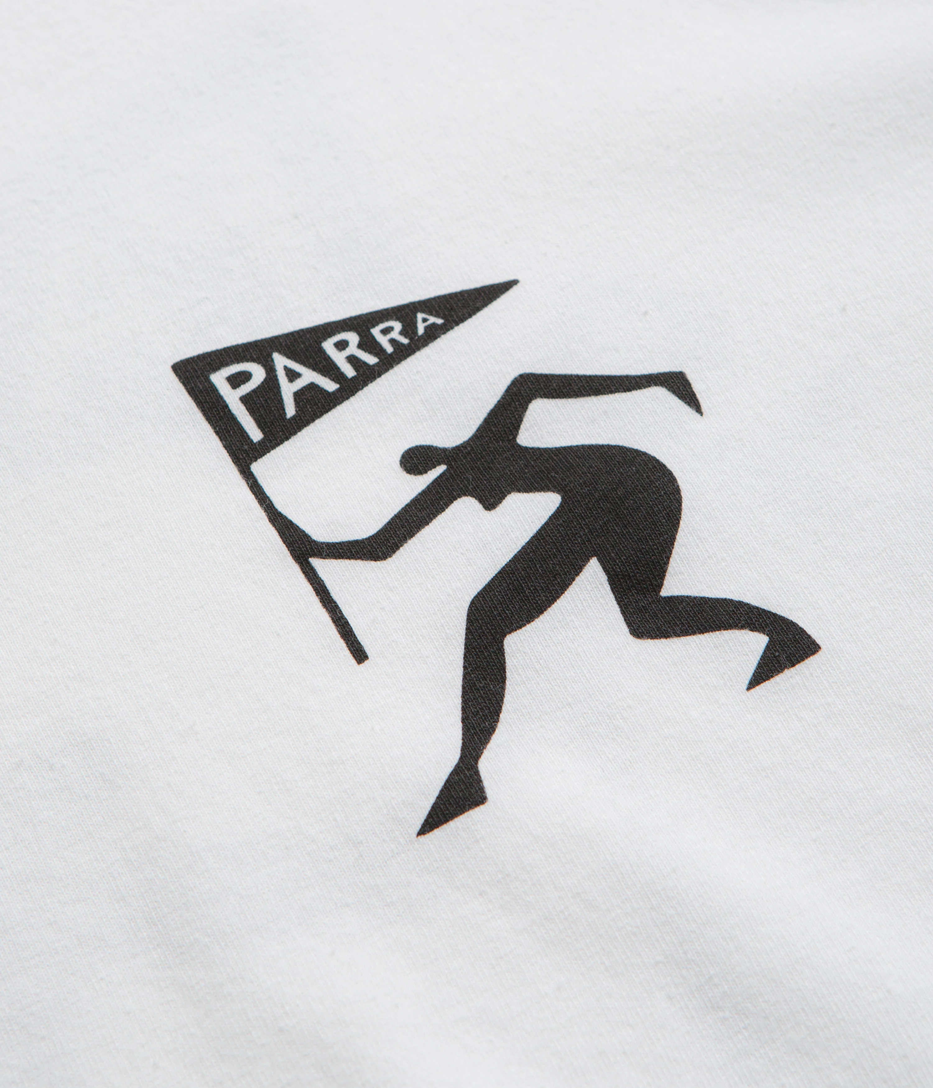 by Parra Neurotic Flag Long Sleeve T-Shirt - White - Image 3