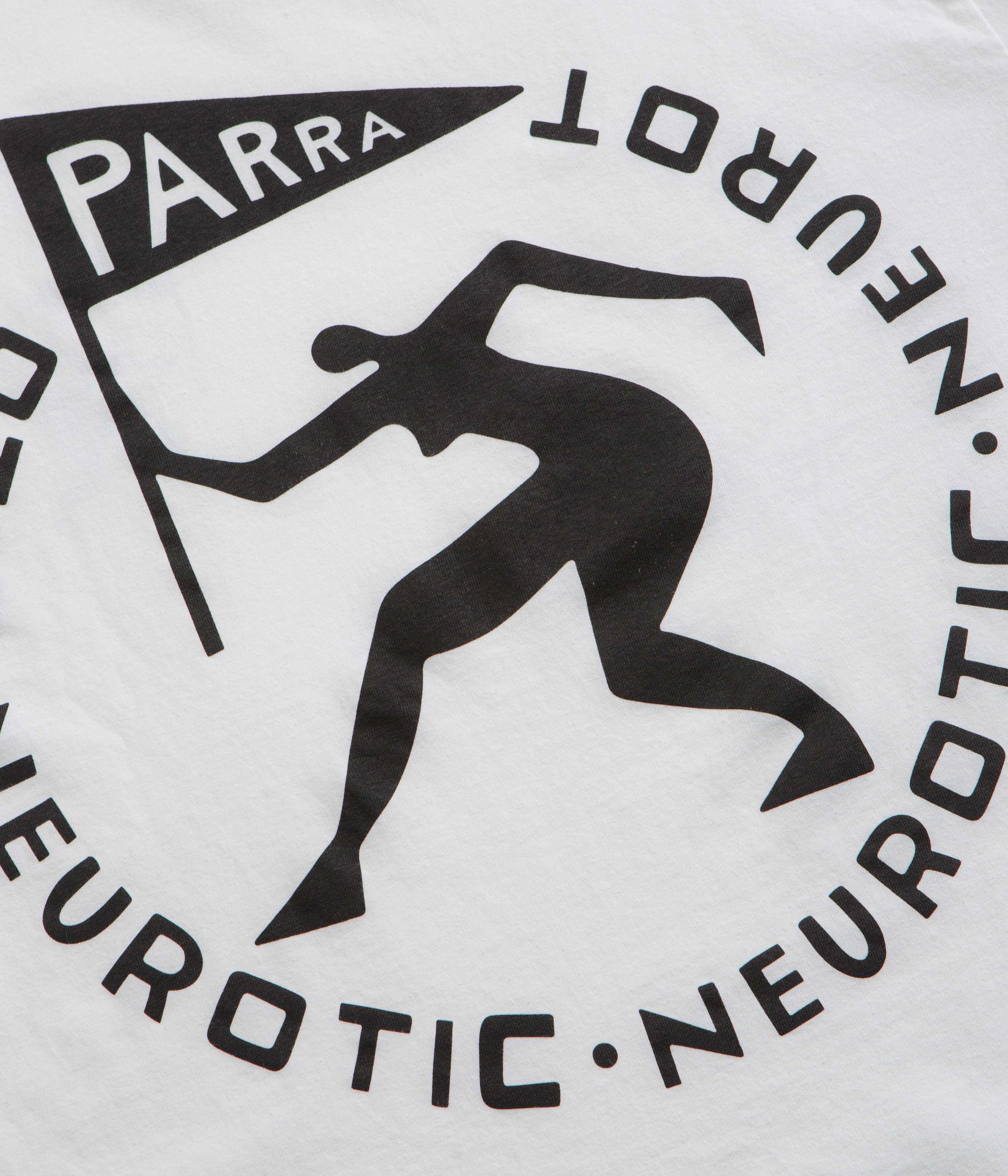 by Parra Neurotic Flag Long Sleeve T-Shirt - White - Image 5