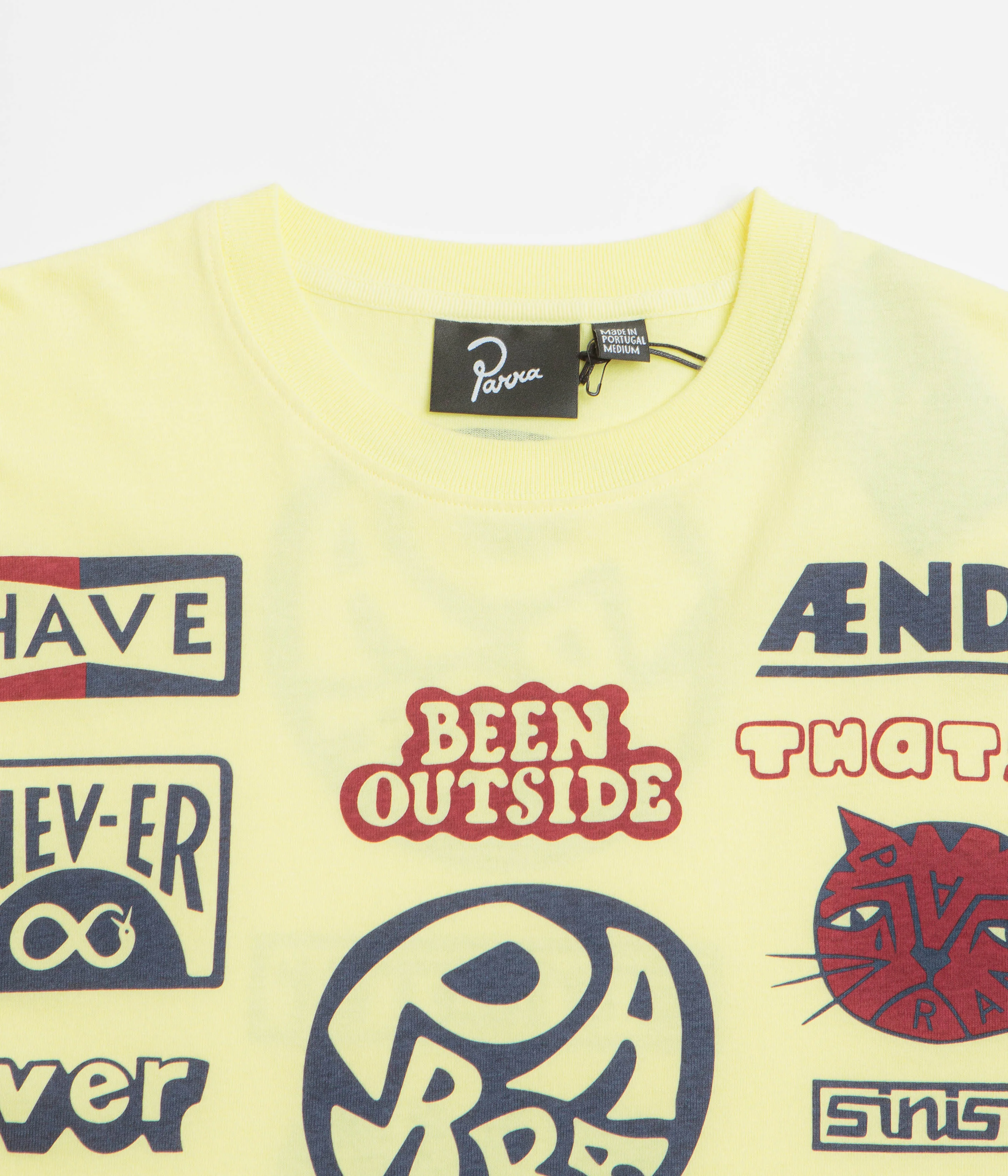 by Parra Never Sinister Long Sleeve T-Shirt - Yellow - Image 3
