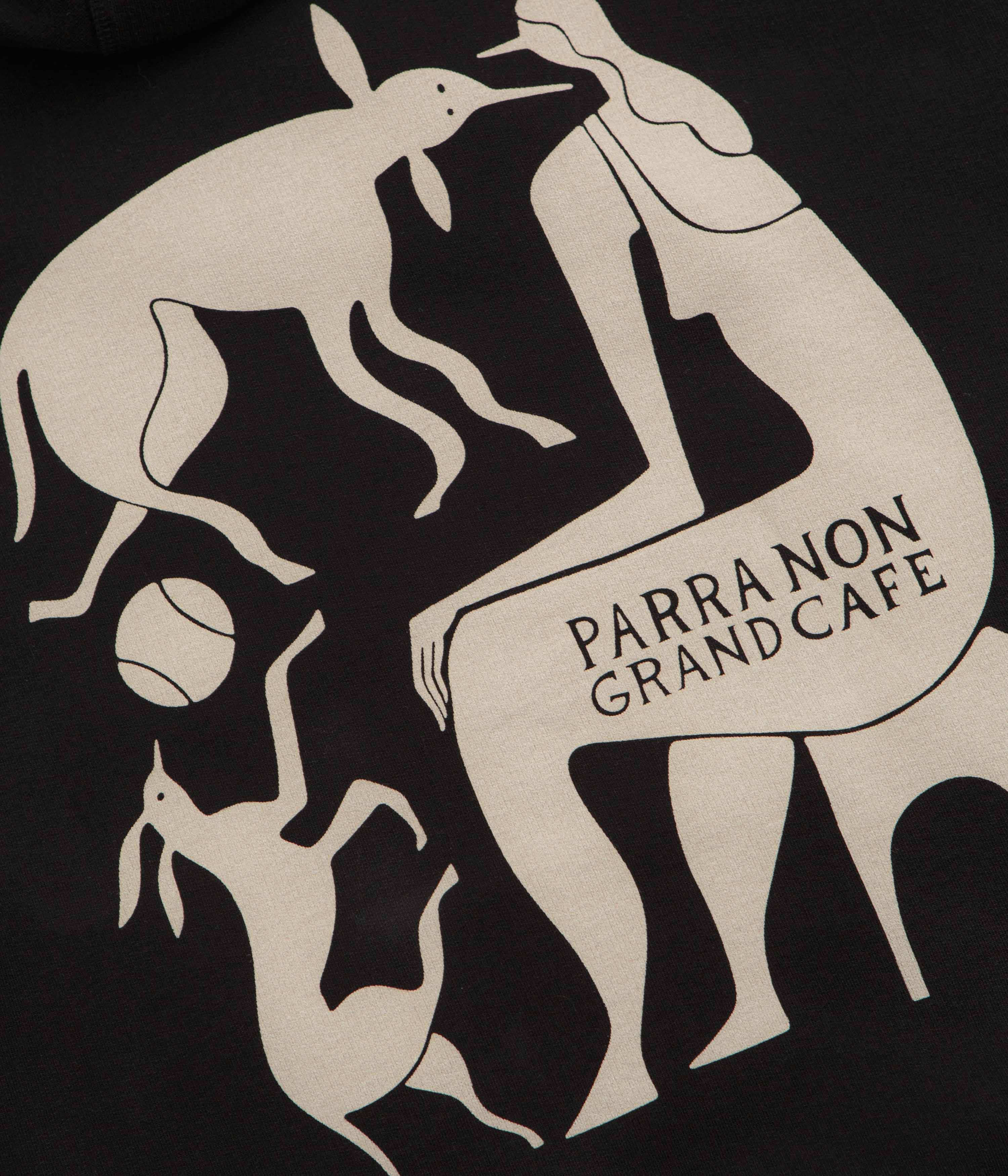 by Parra Non Grand Cafe Hoodie - Black - Image 5