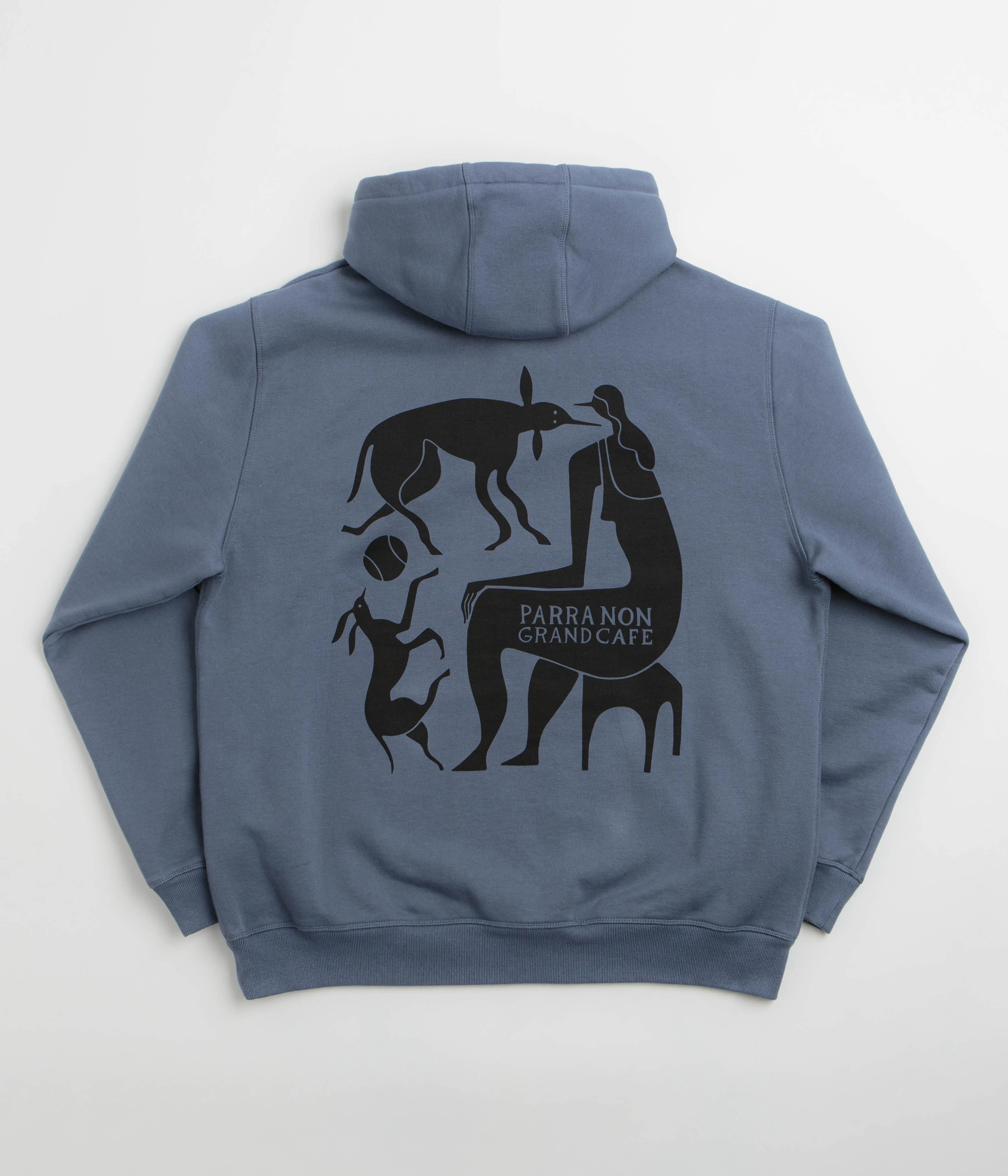 by Parra Non Grand Cafe Hoodie - Blue - Image 2