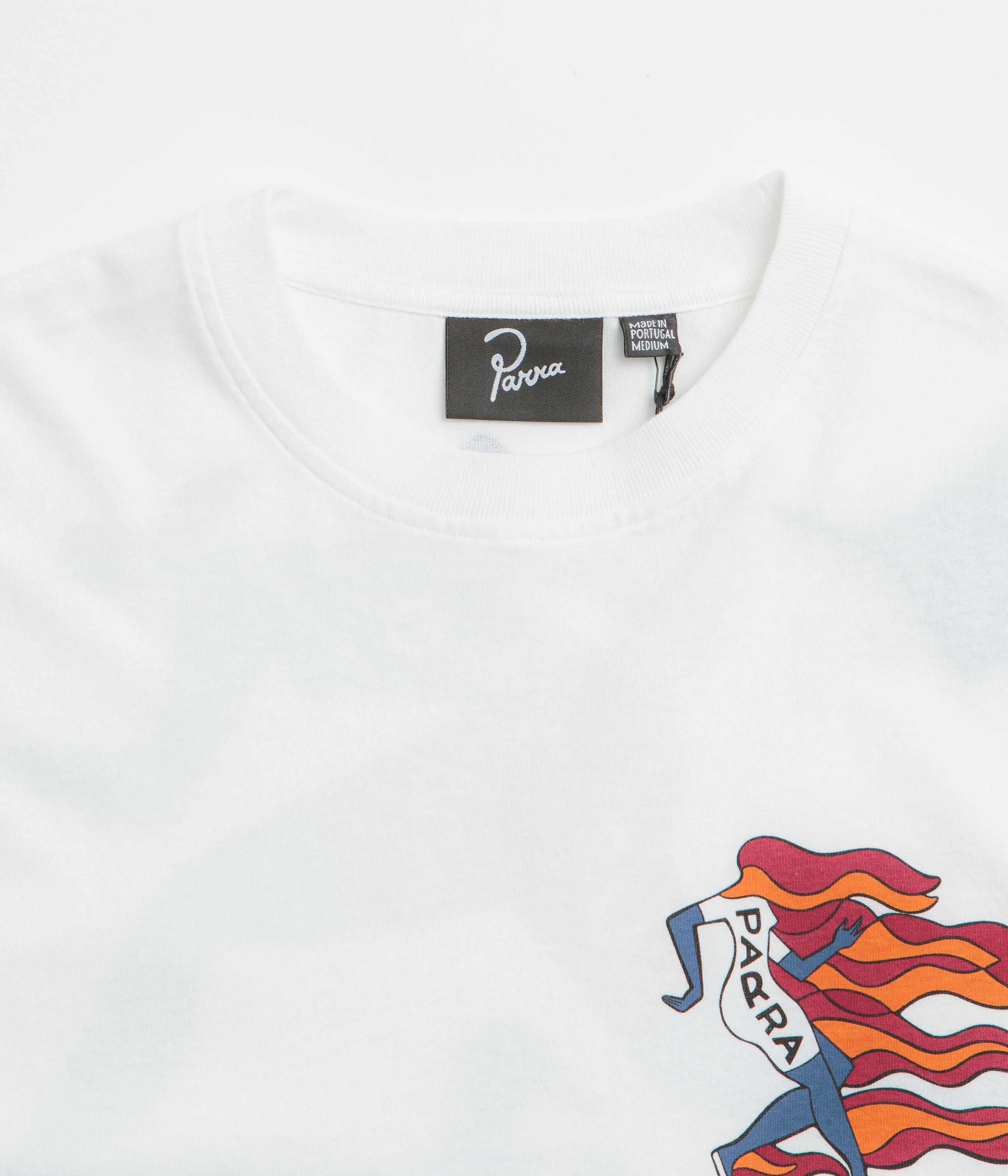 by Parra Not Finished Long Sleeve T-Shirt - White - Image 3