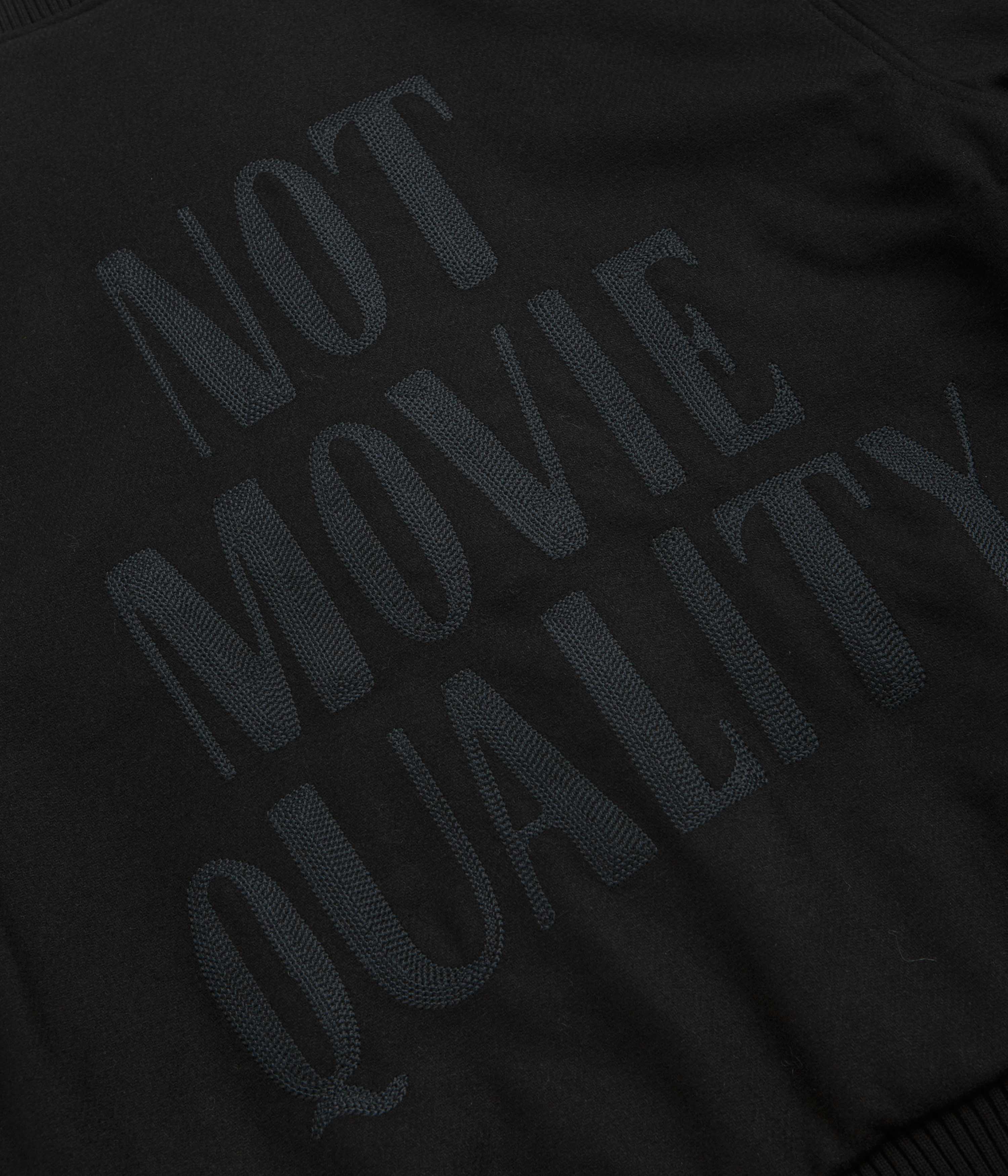 by Parra Not Movie Quality Varsity Jacket - Black - Image 8