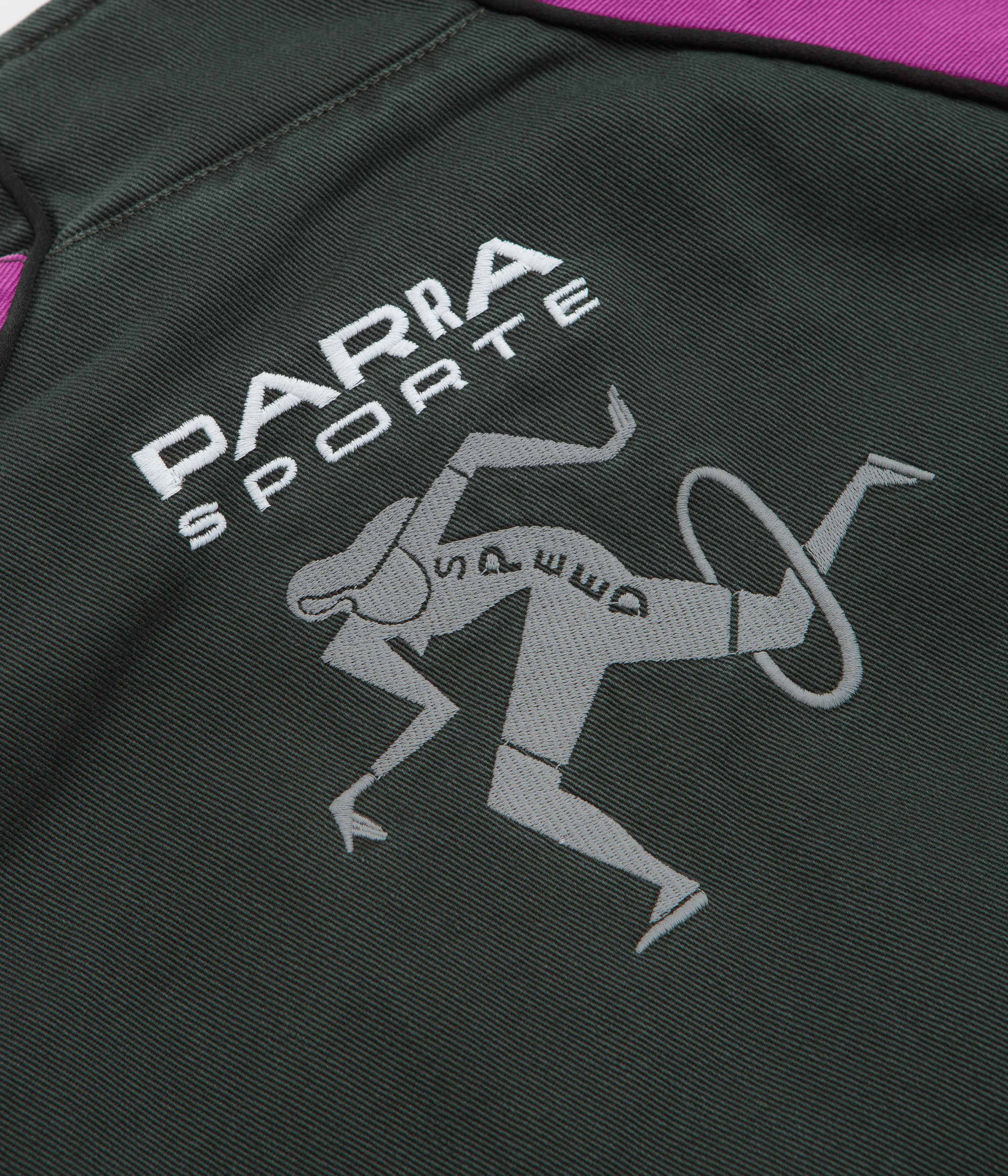 by Parra Owl Meets Rat Racing Jacket - Purple Pink - Image 6