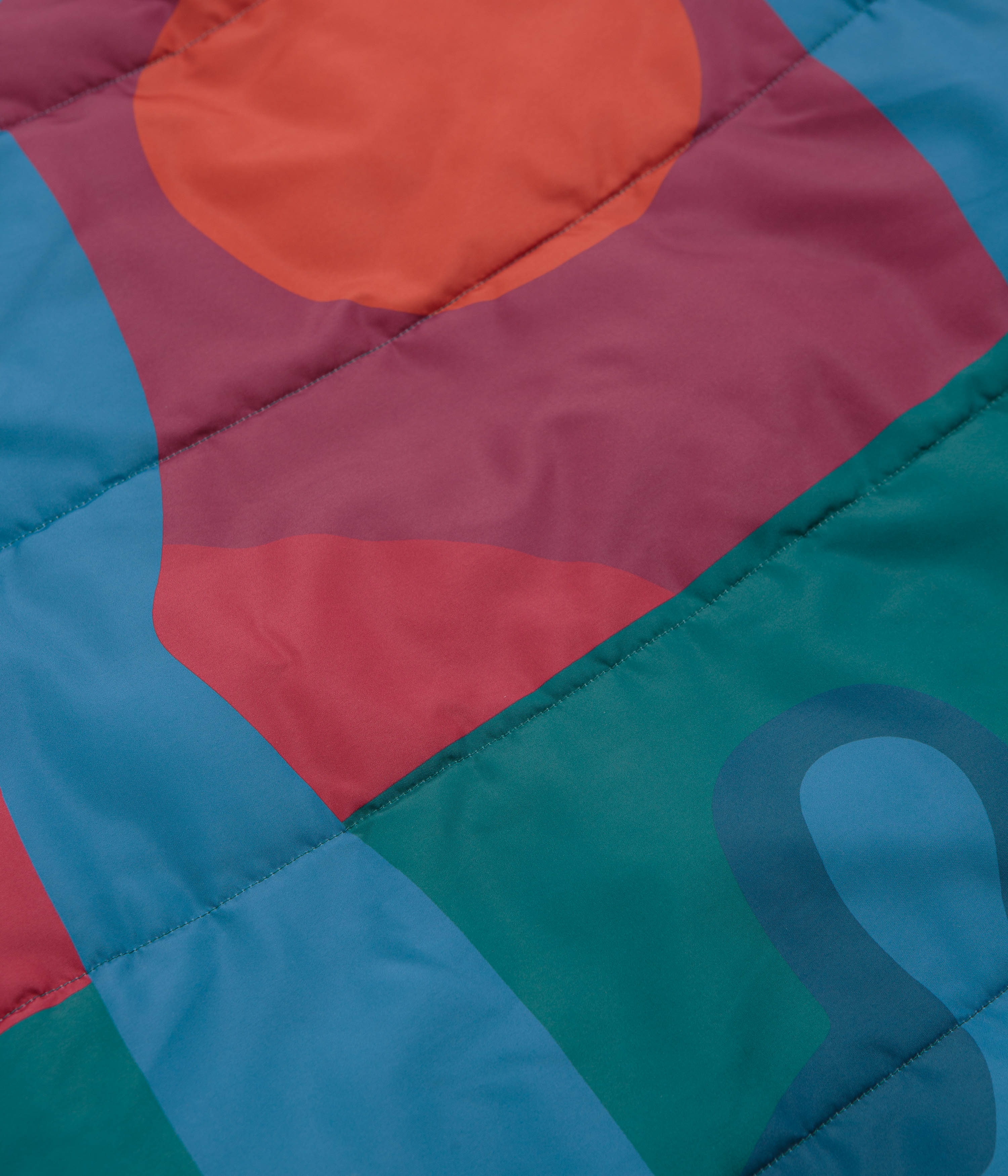 by Parra Protect The Sun Reversible Puffer Jacket - Brown - Image 10