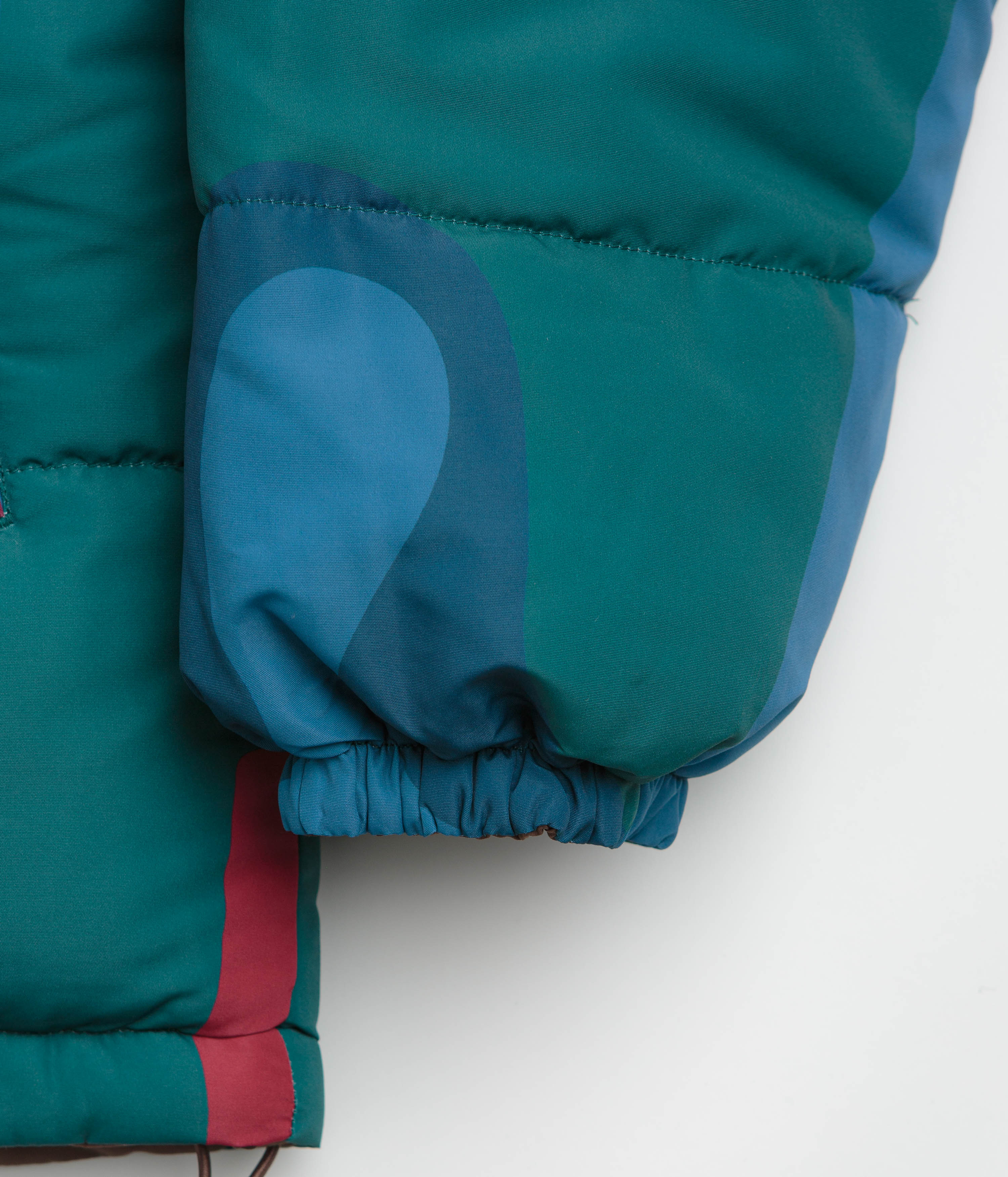 by Parra Protect The Sun Reversible Puffer Jacket - Brown - Image 11