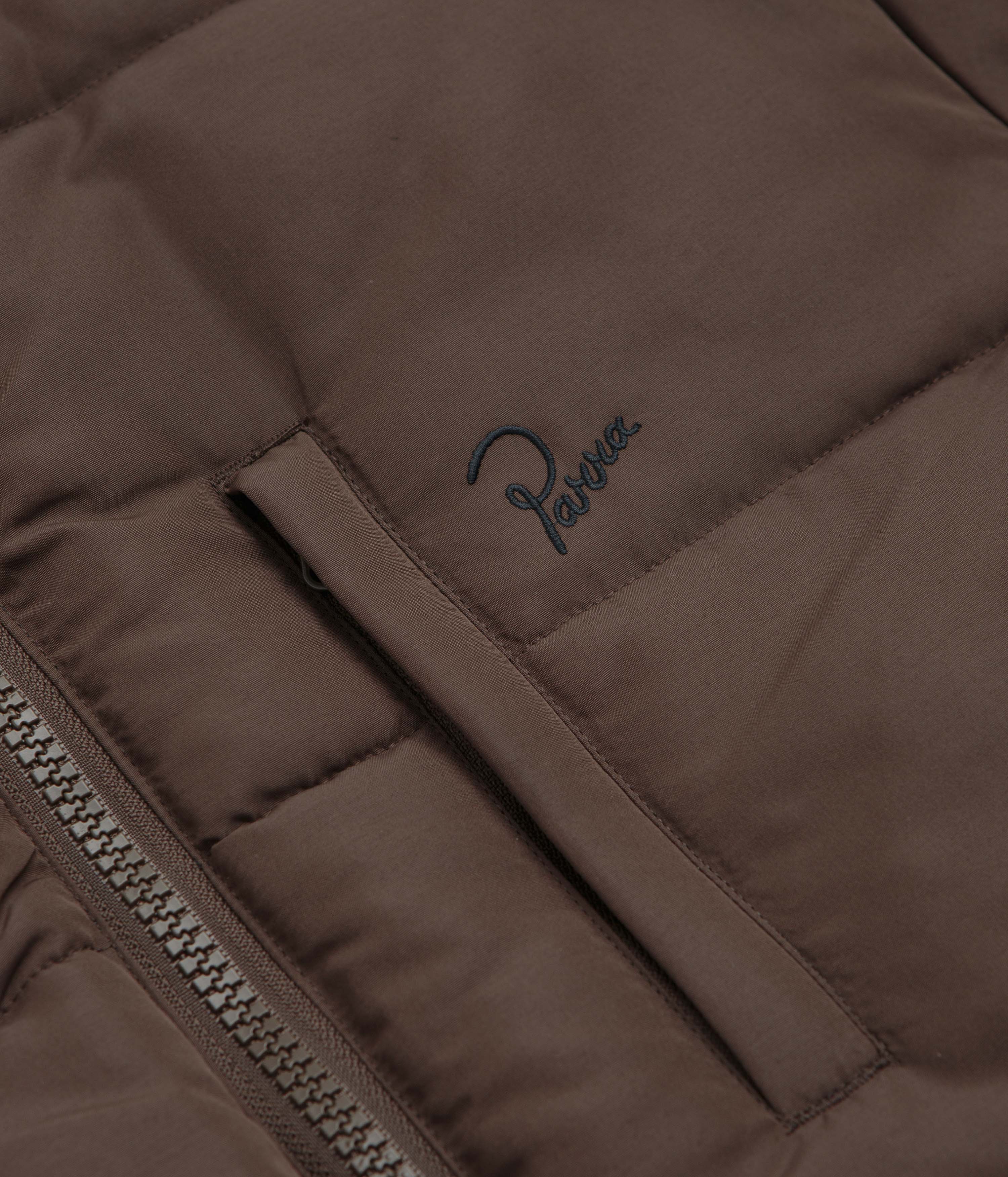 by Parra Protect The Sun Reversible Puffer Jacket - Brown - Image 8