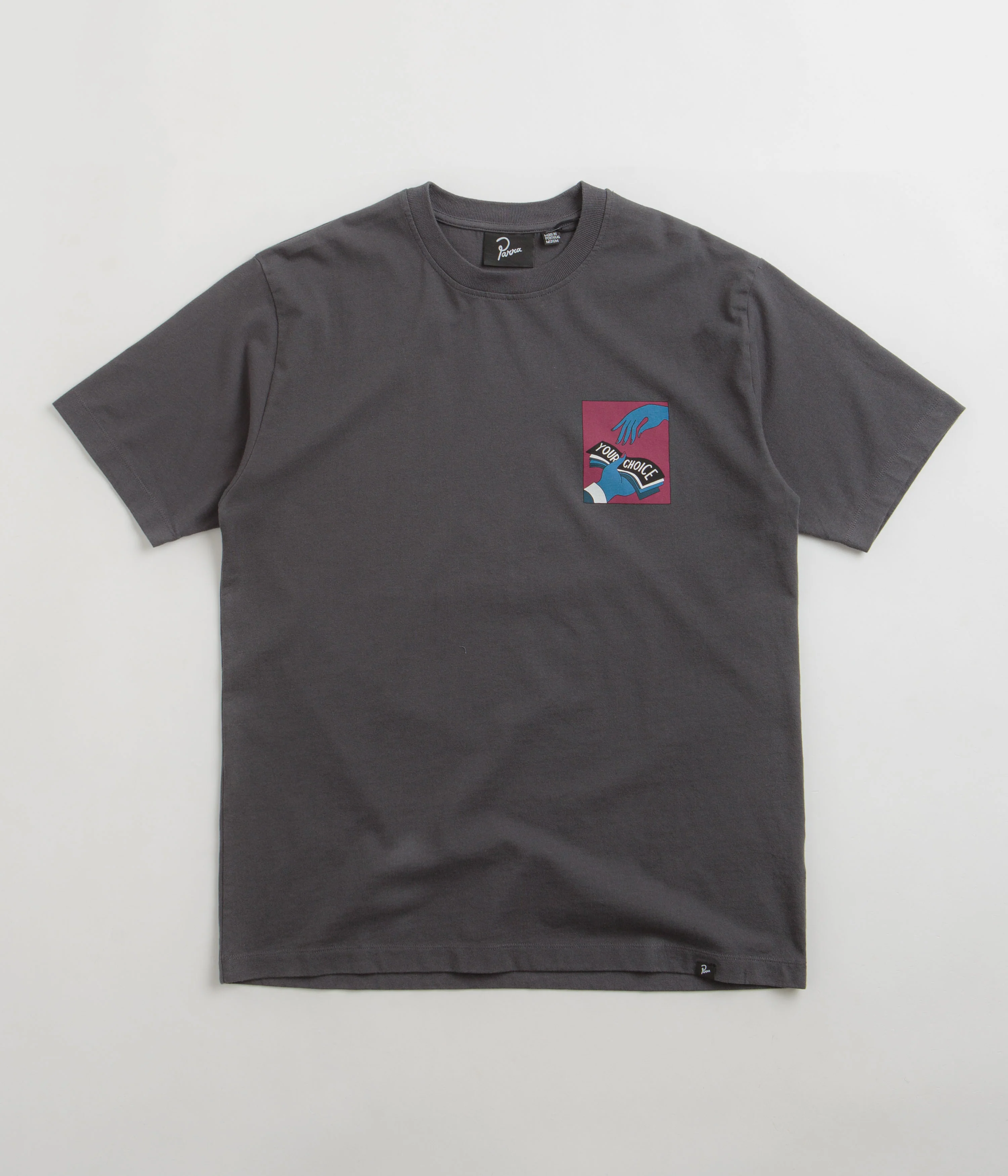 by Parra Round 12 T-Shirt - Dark Grey - Image 2