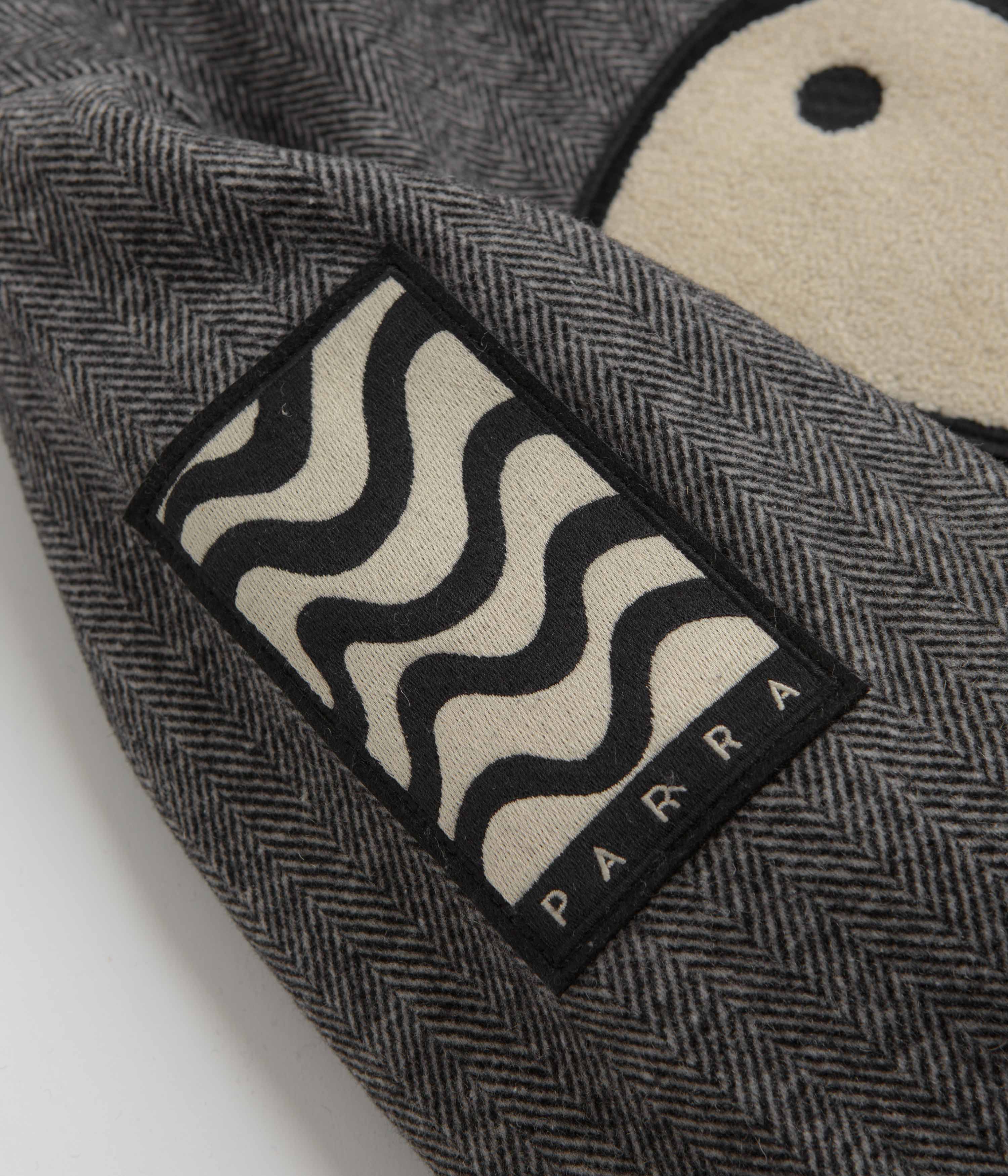 by Parra Rounded Par Varsity Jacket - Dark Grey - Image 7