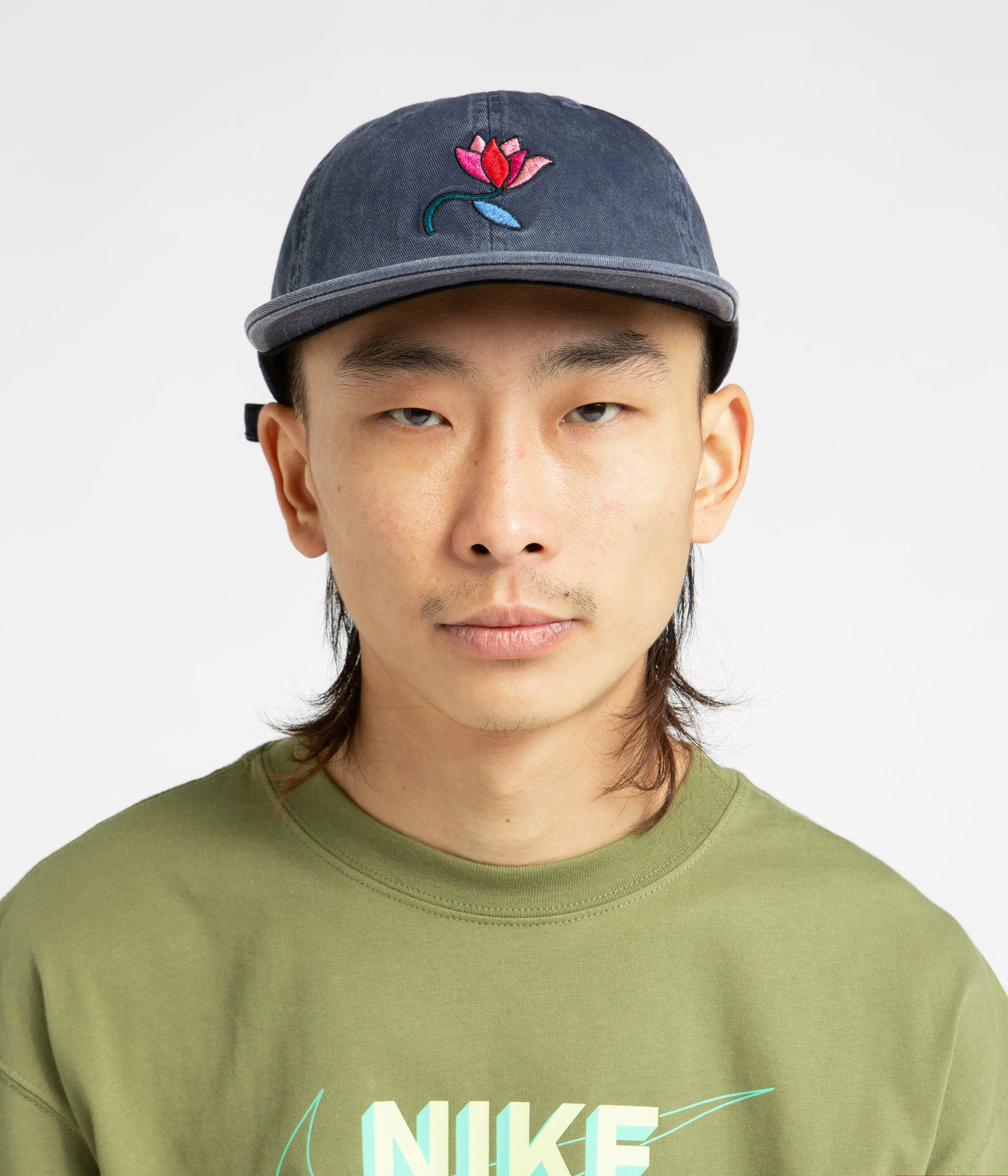 by Parra Secret Flower Cap - Navy Blue - Image 5