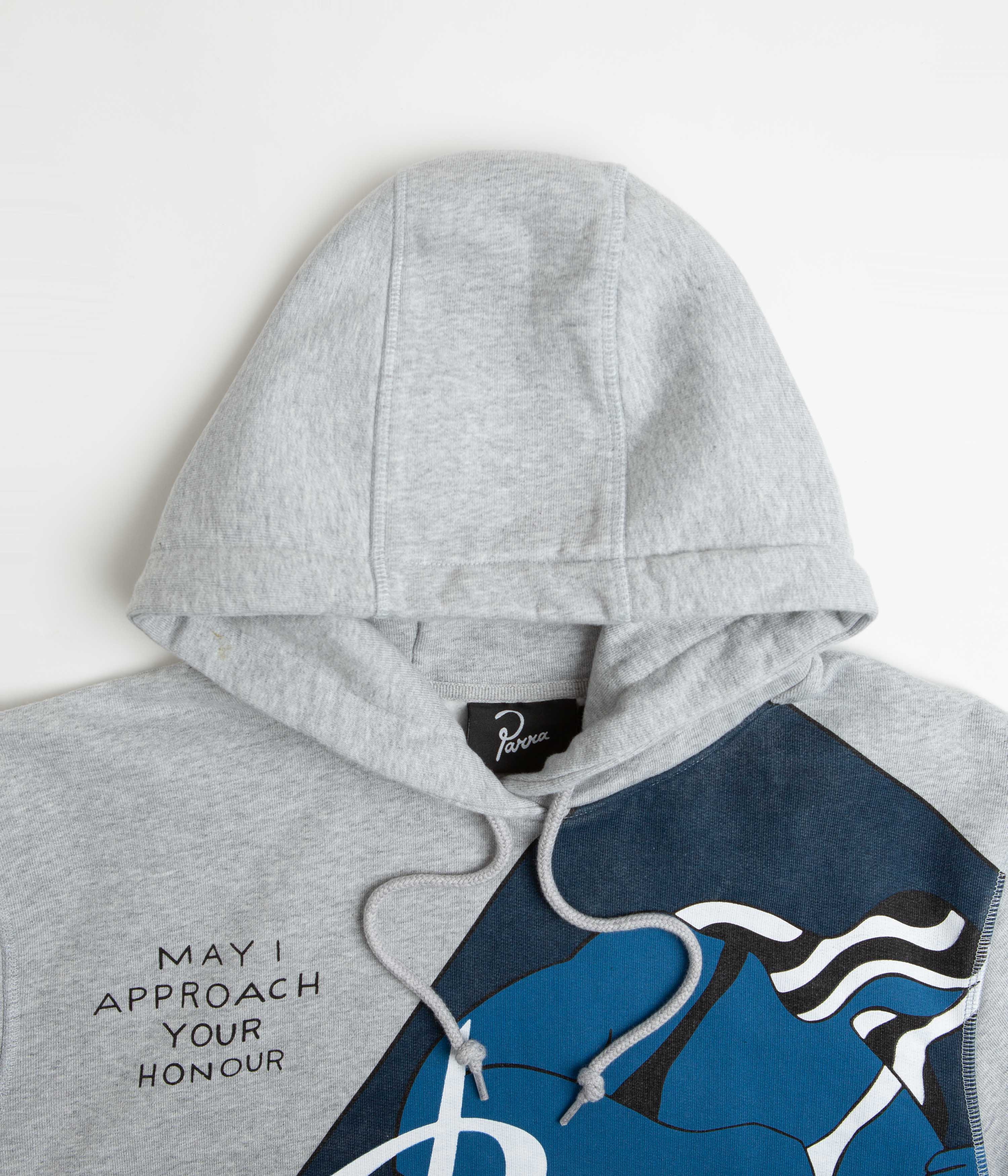 by Parra Self Defense Hoodie - Heather Grey - Image 4