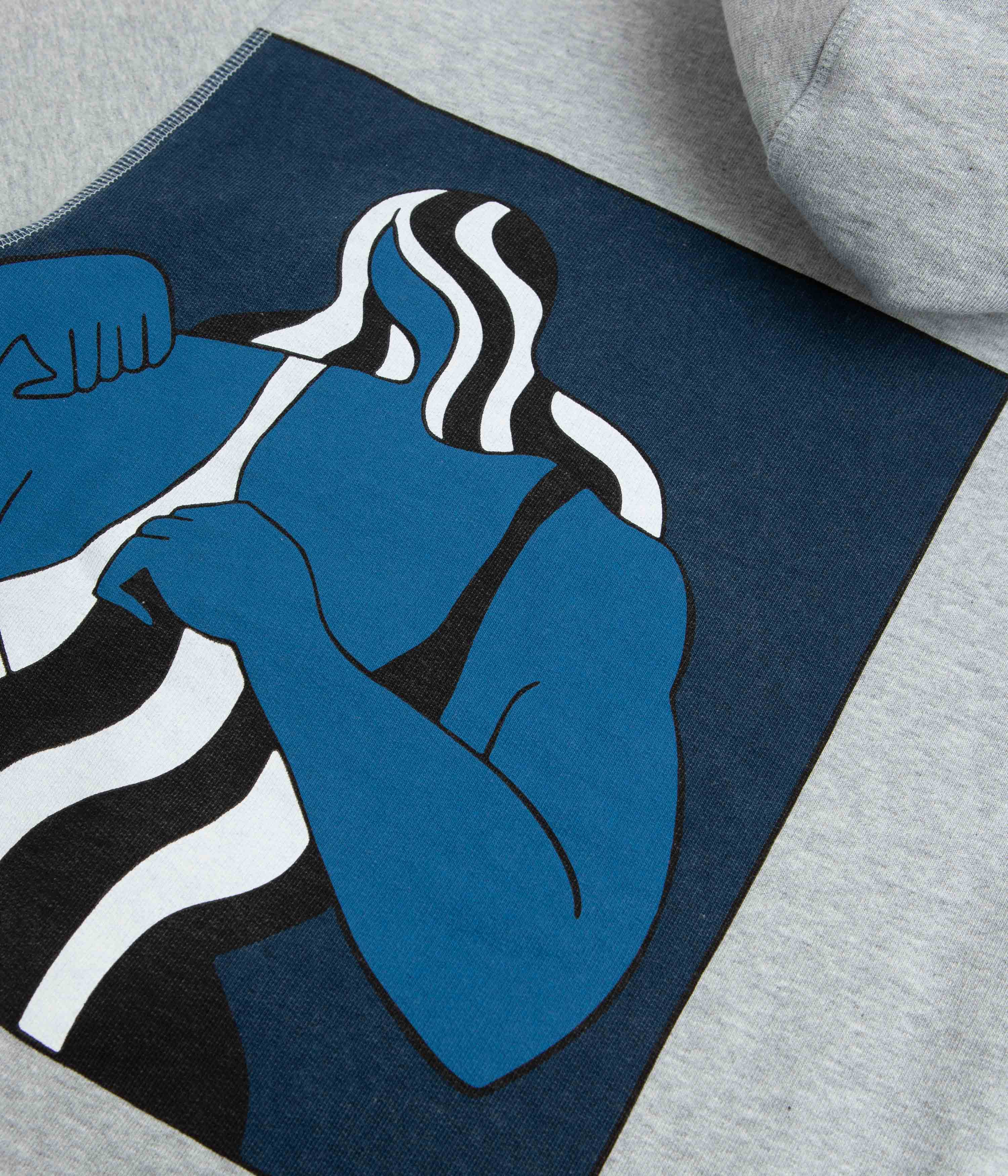 by Parra Self Defense Hoodie - Heather Grey - Image 5