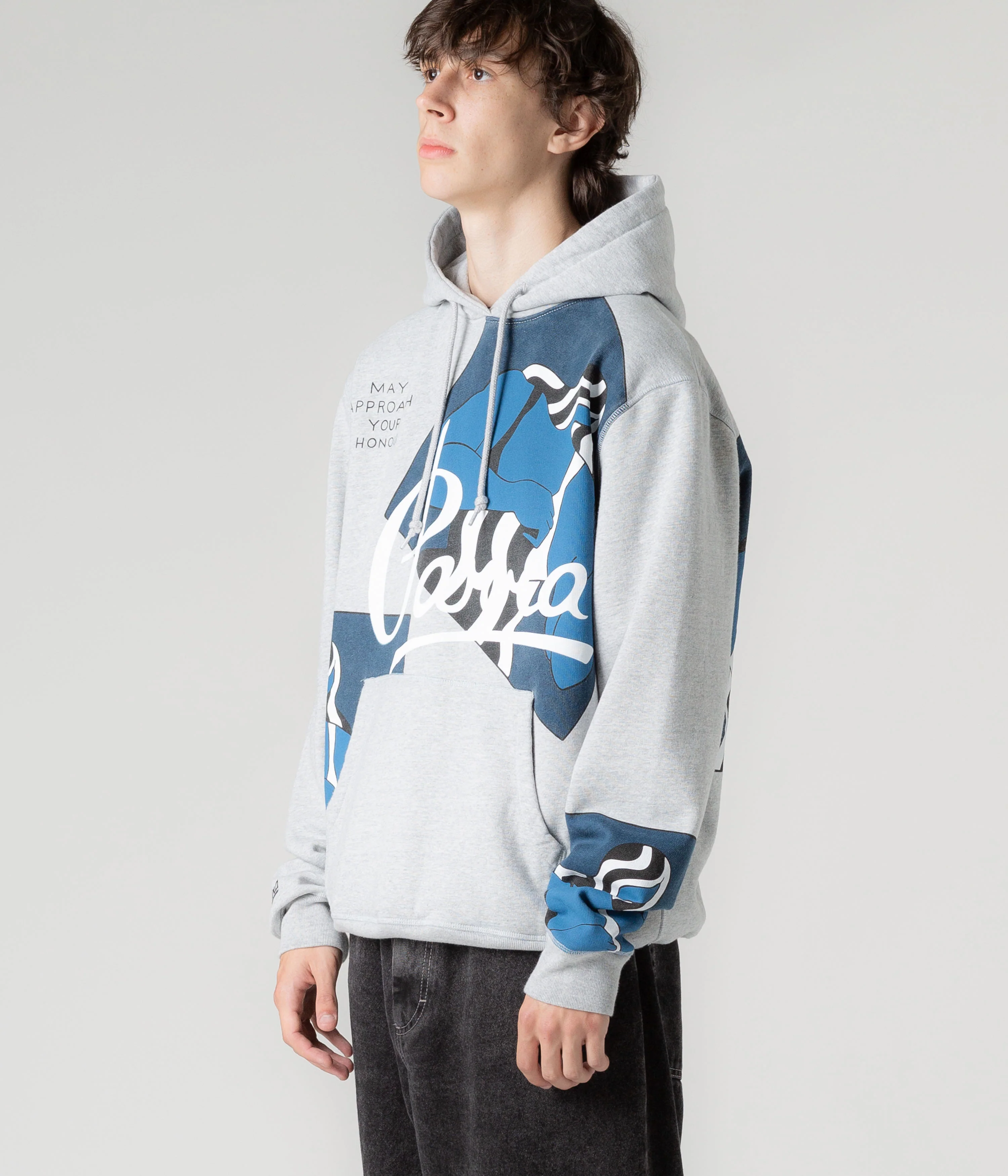 by Parra Self Defense Hoodie - Heather Grey - Image 7