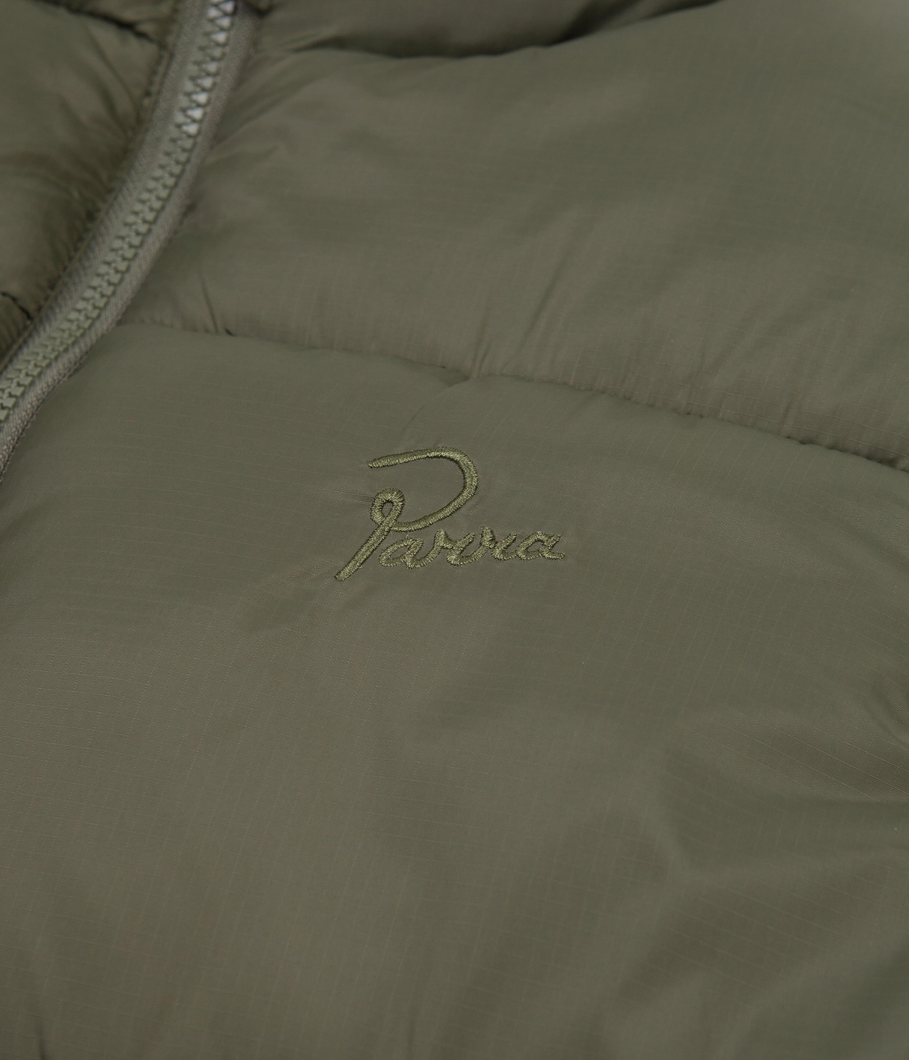by Parra Sitting Pear Puffer Vest - Olive - Image 6