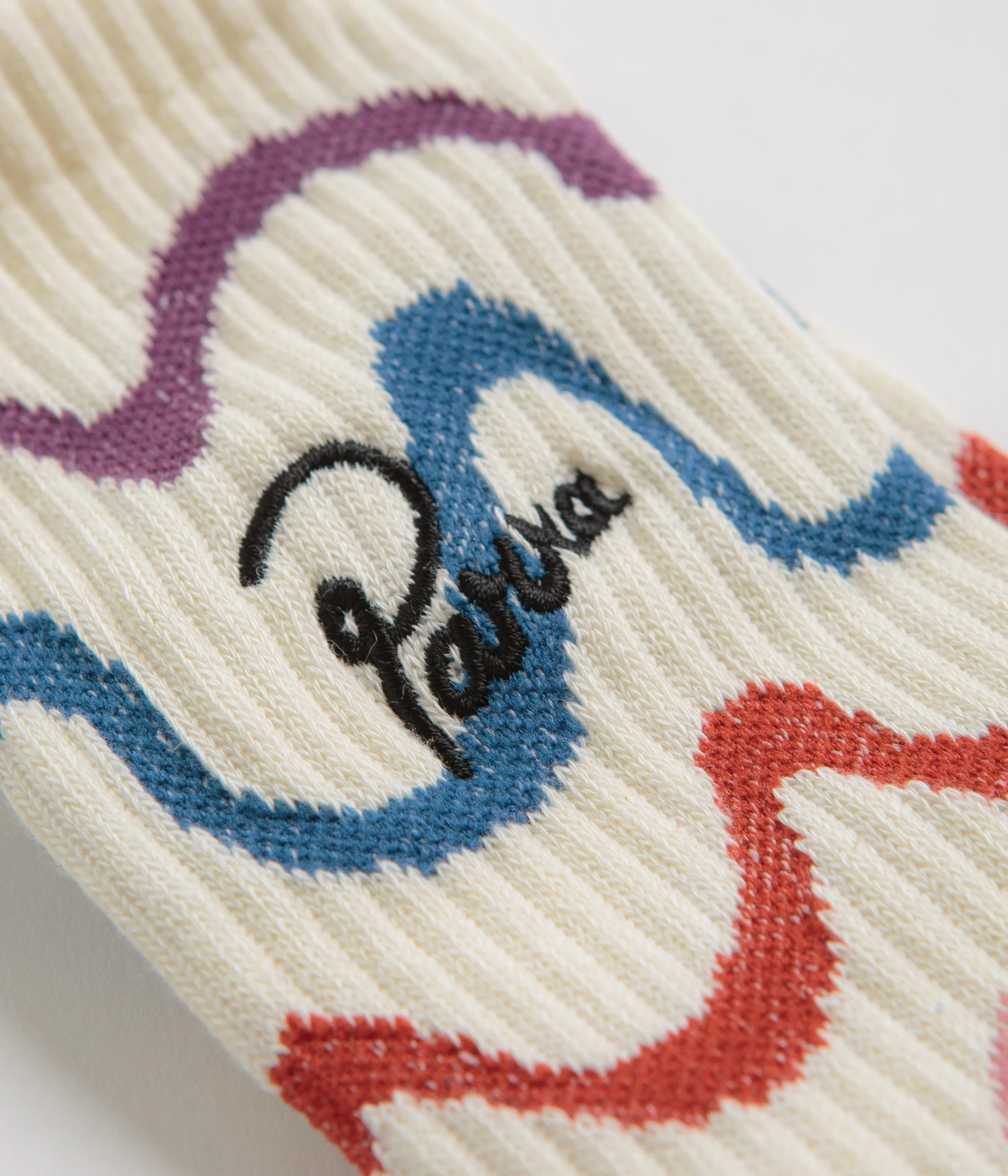 by Parra Sock Wave Crew Socks - Off White - Image 4