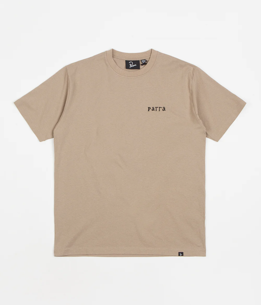 by Parra Spirits Of The Beach T-Shirt - Mushroom Brown