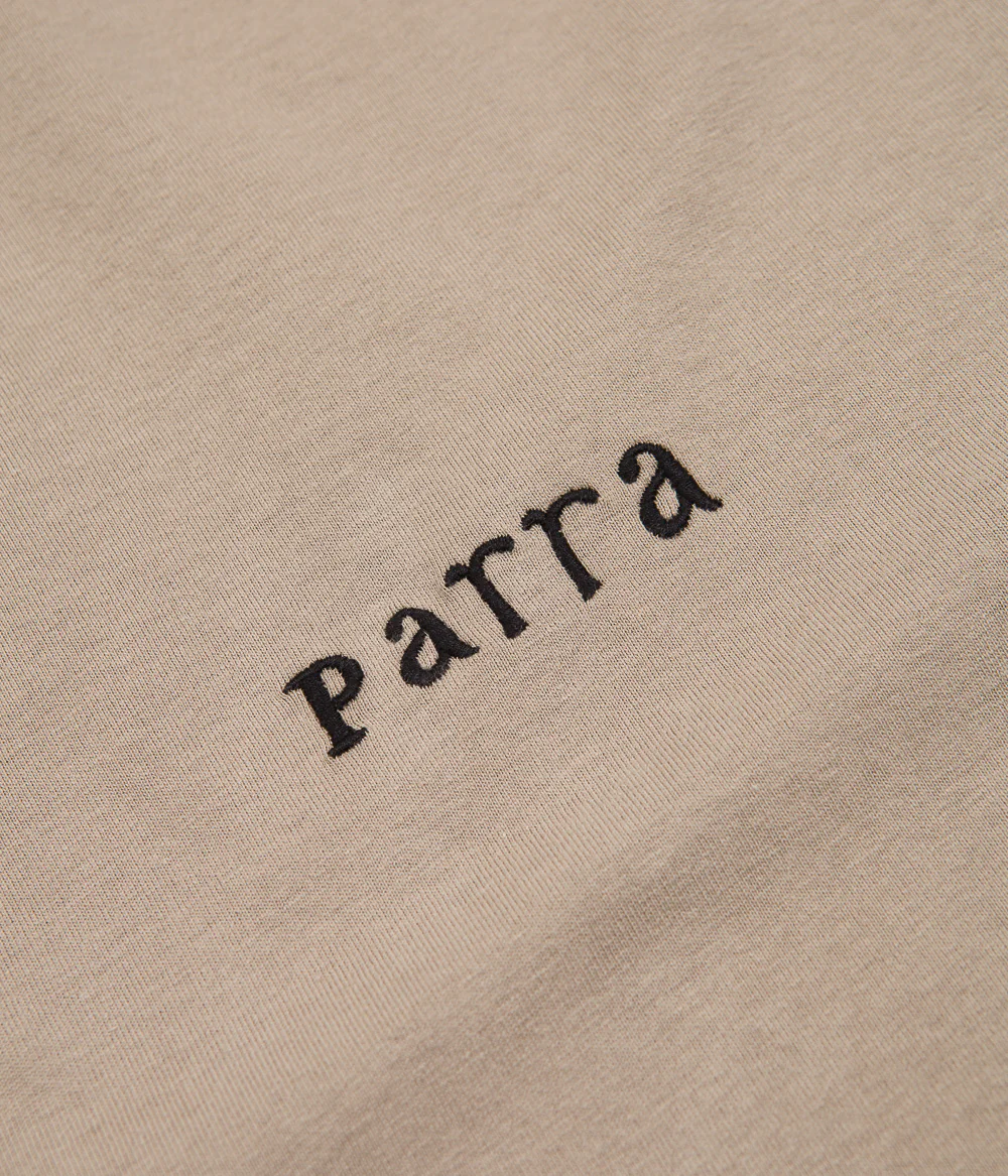 by Parra Spirits Of The Beach T-Shirt - Mushroom Brown - Image 3