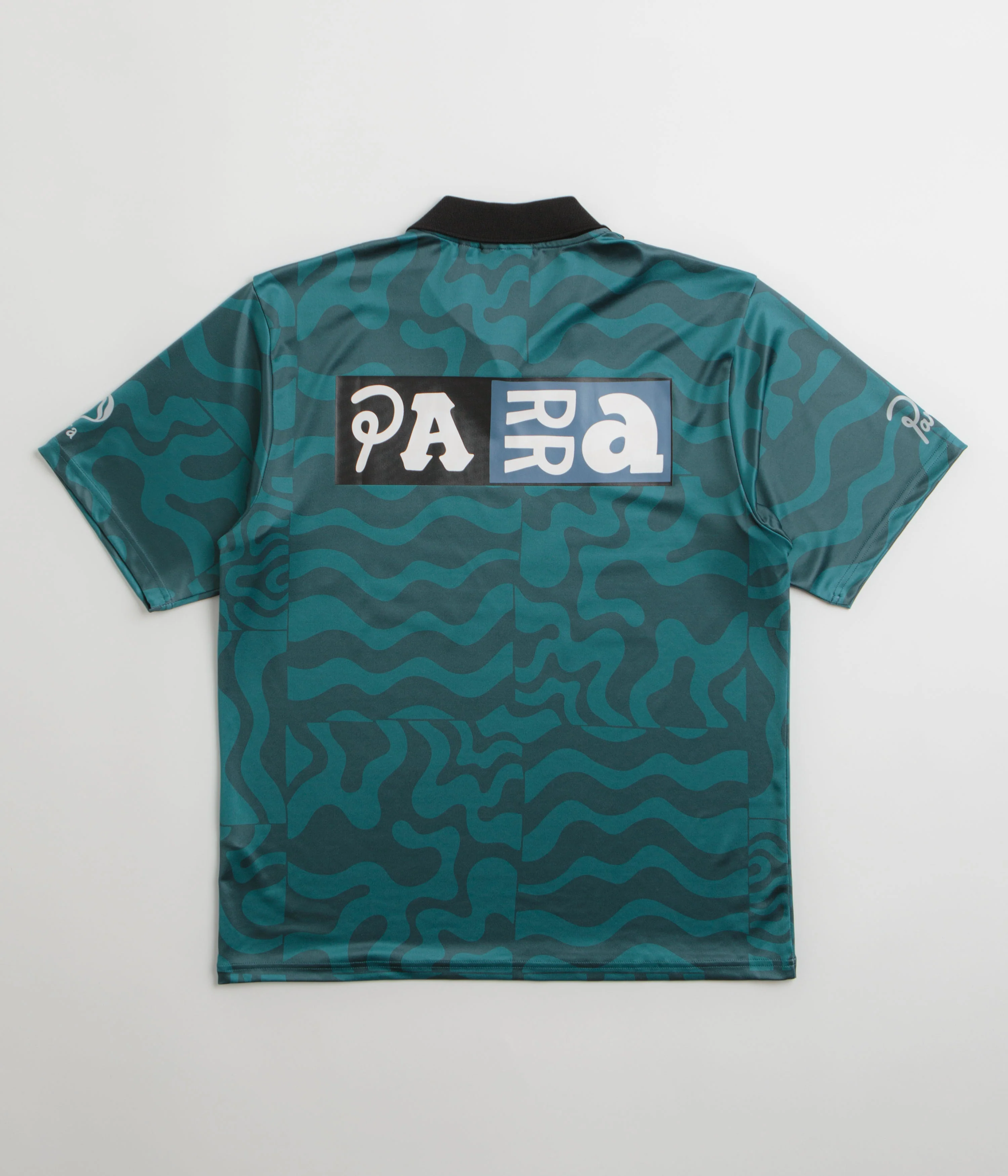 by Parra Sports Flage Polo Shirt - Deep Sea Green - Image 2