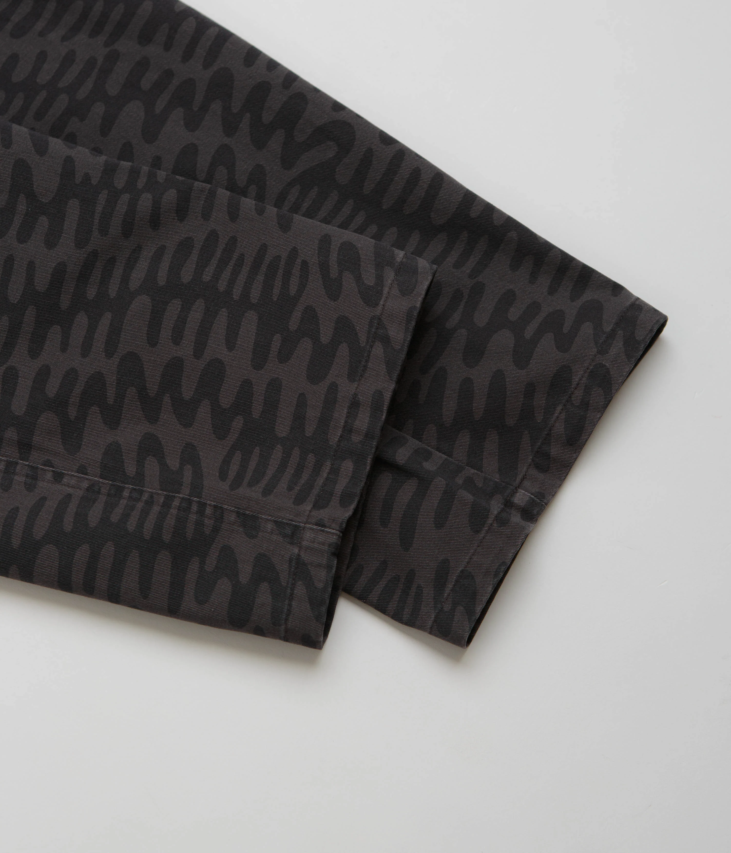 by Parra Stitched Skull Pants - Washed Grey - Image 9