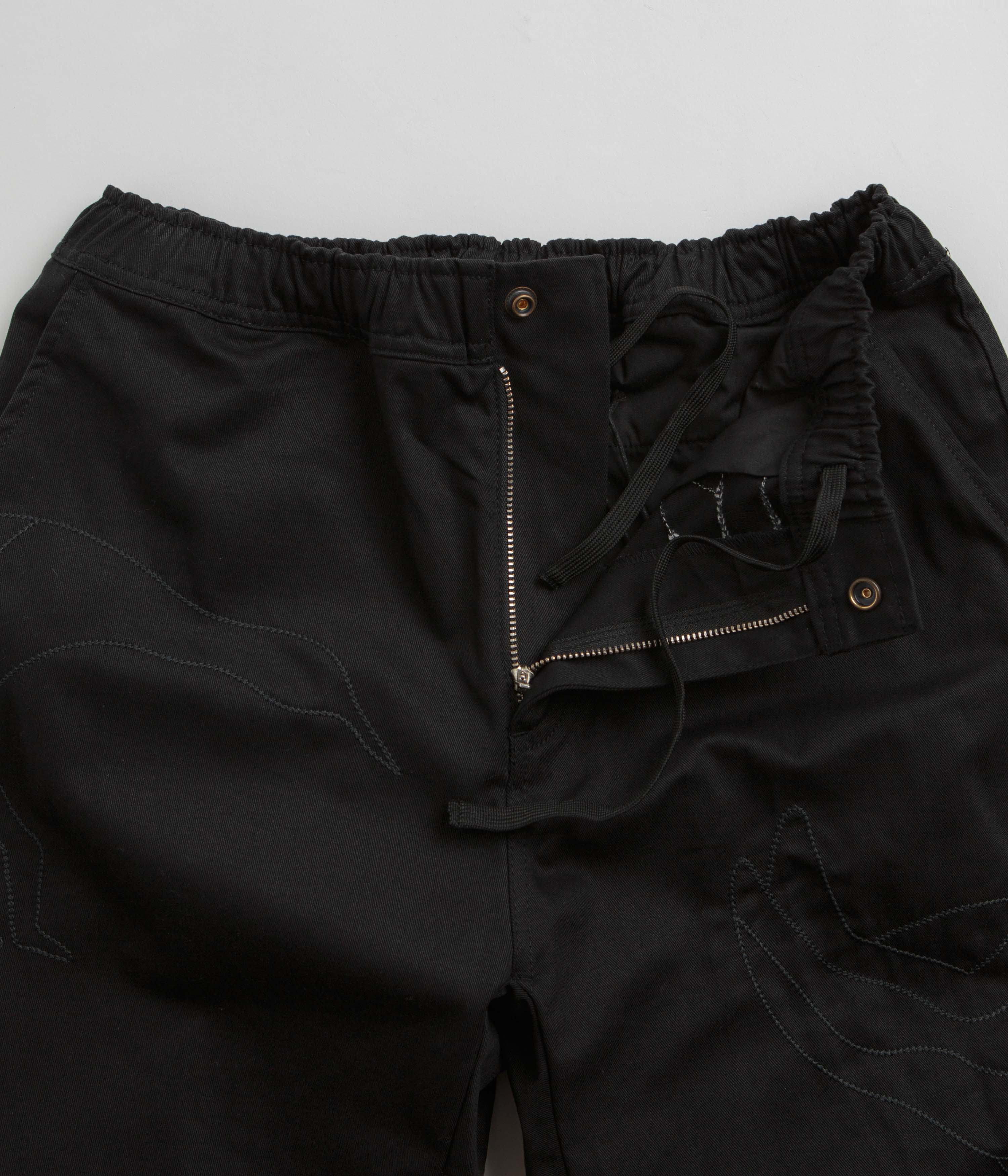 by Parra Stitched Up Duck Pants - Black / Black - Image 5