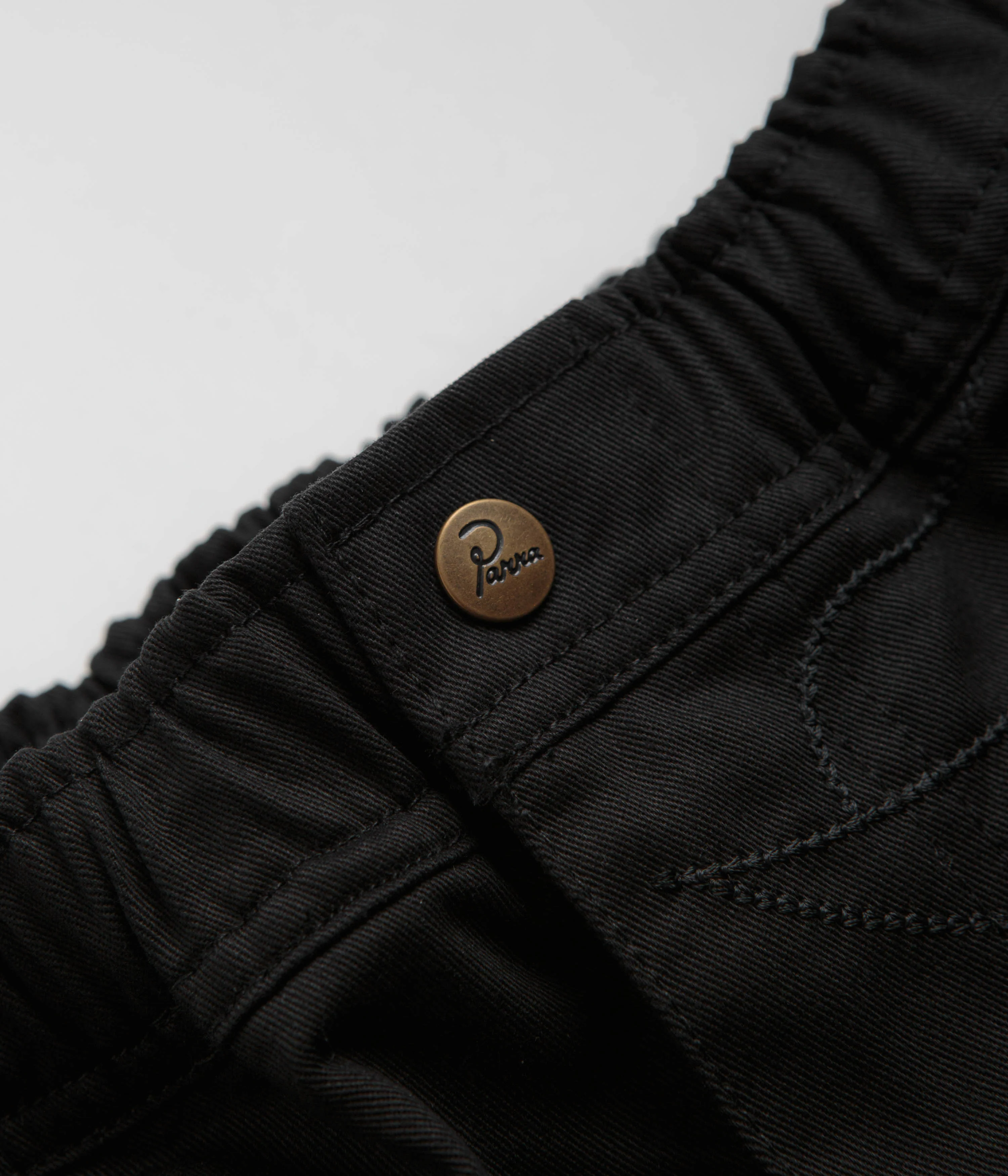by Parra Stitched Up Duck Pants - Black / Black - Image 7