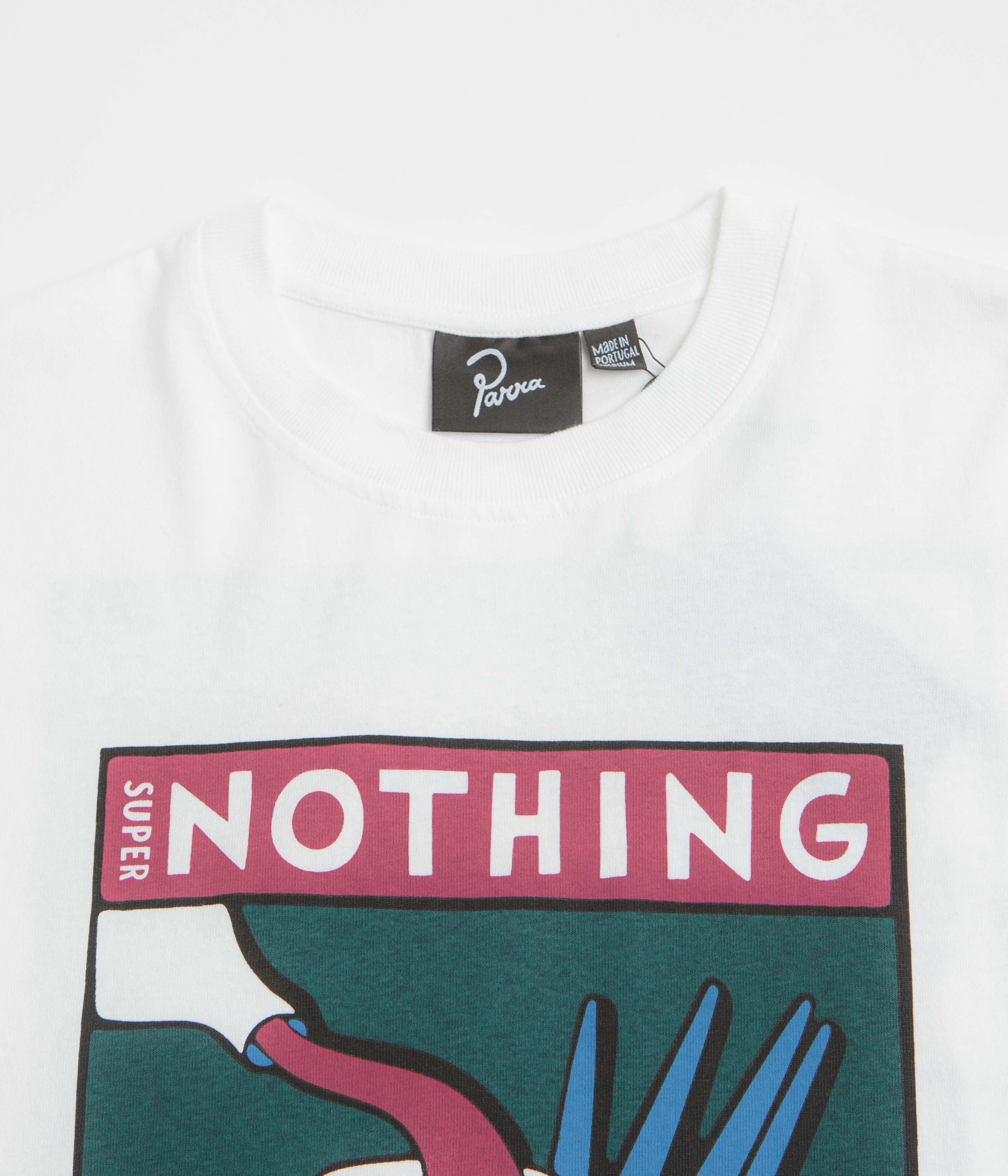 by Parra Super Nothing T-Shirt - White - Image 3