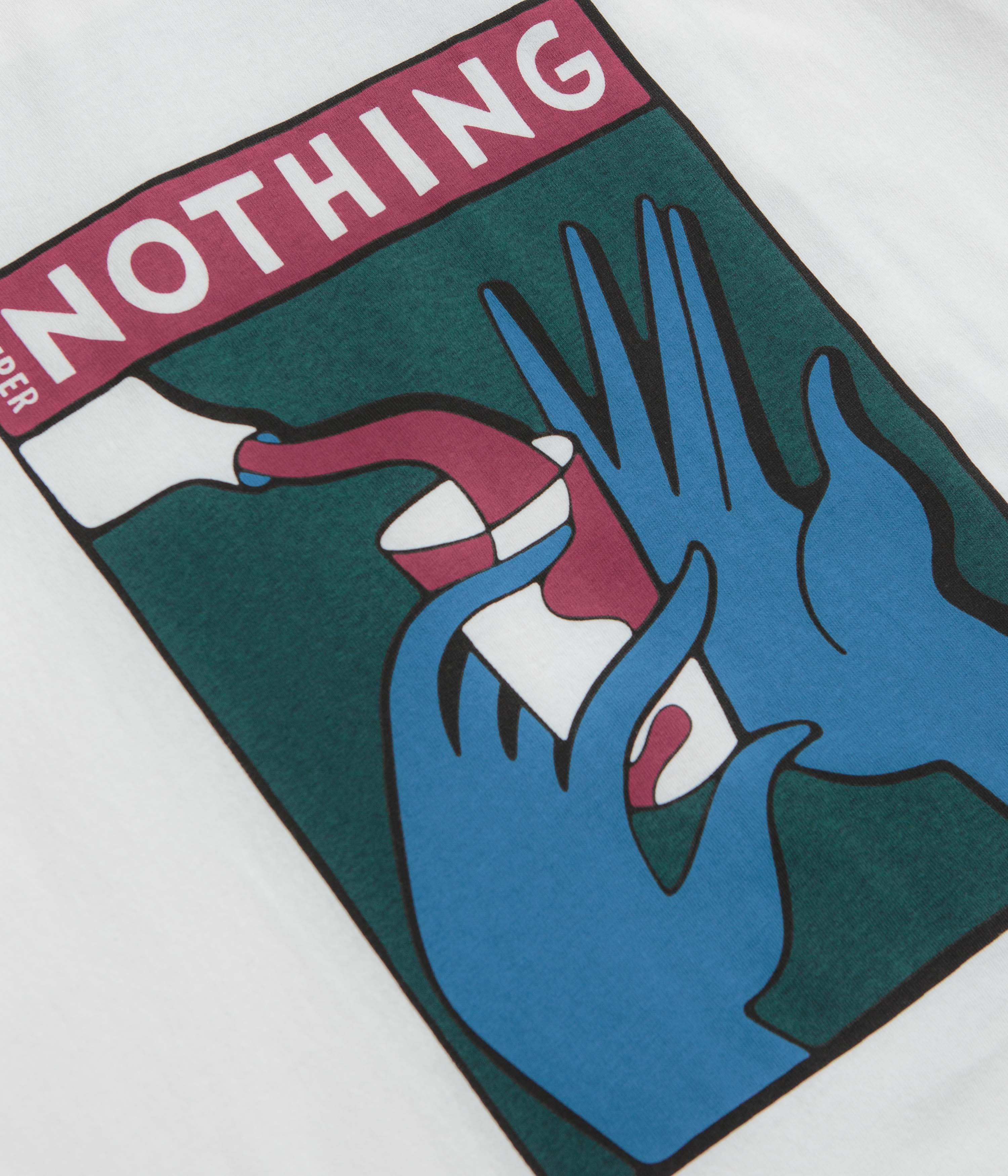 by Parra Super Nothing T-Shirt - White - Image 4