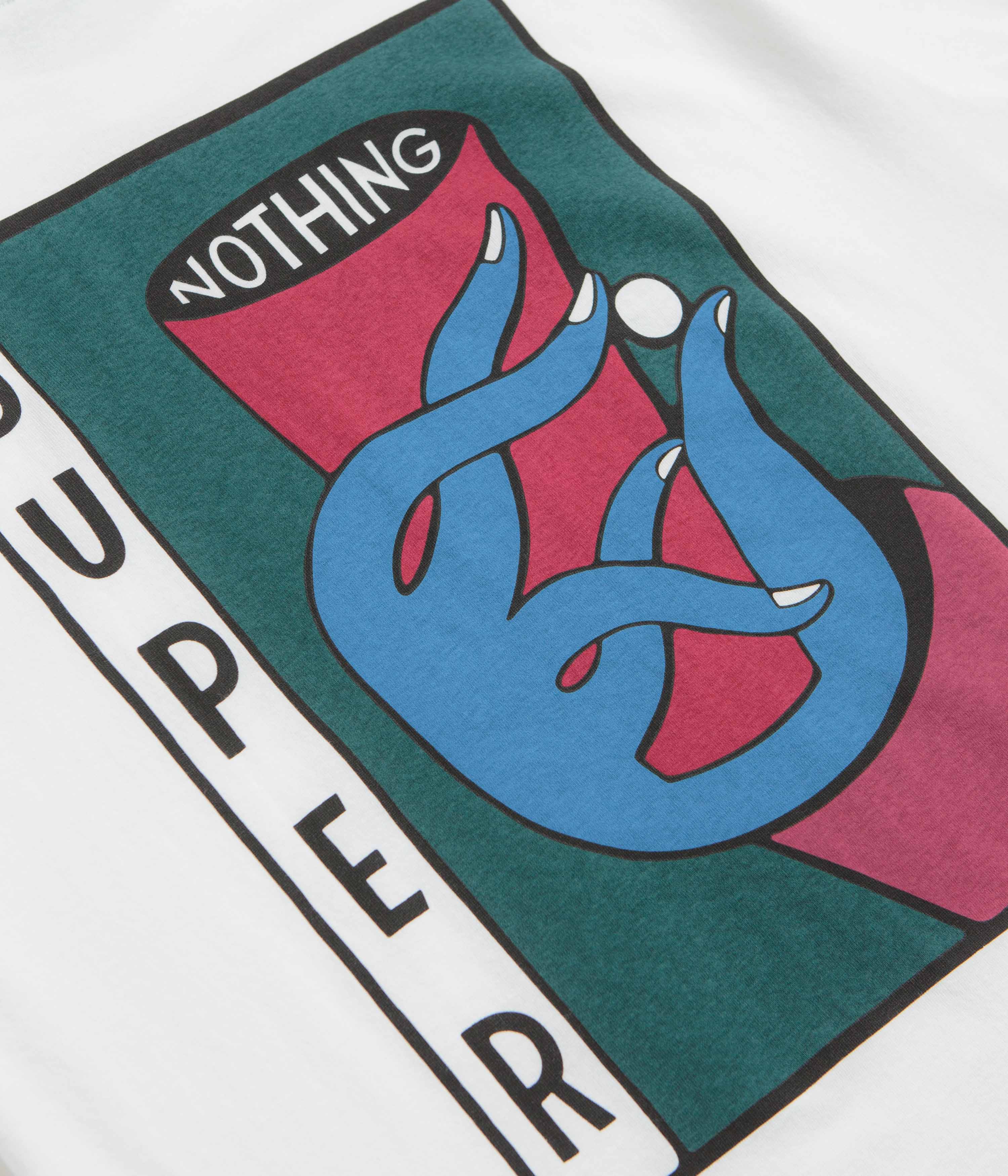 by Parra Super Nothing T-Shirt - White - Image 5