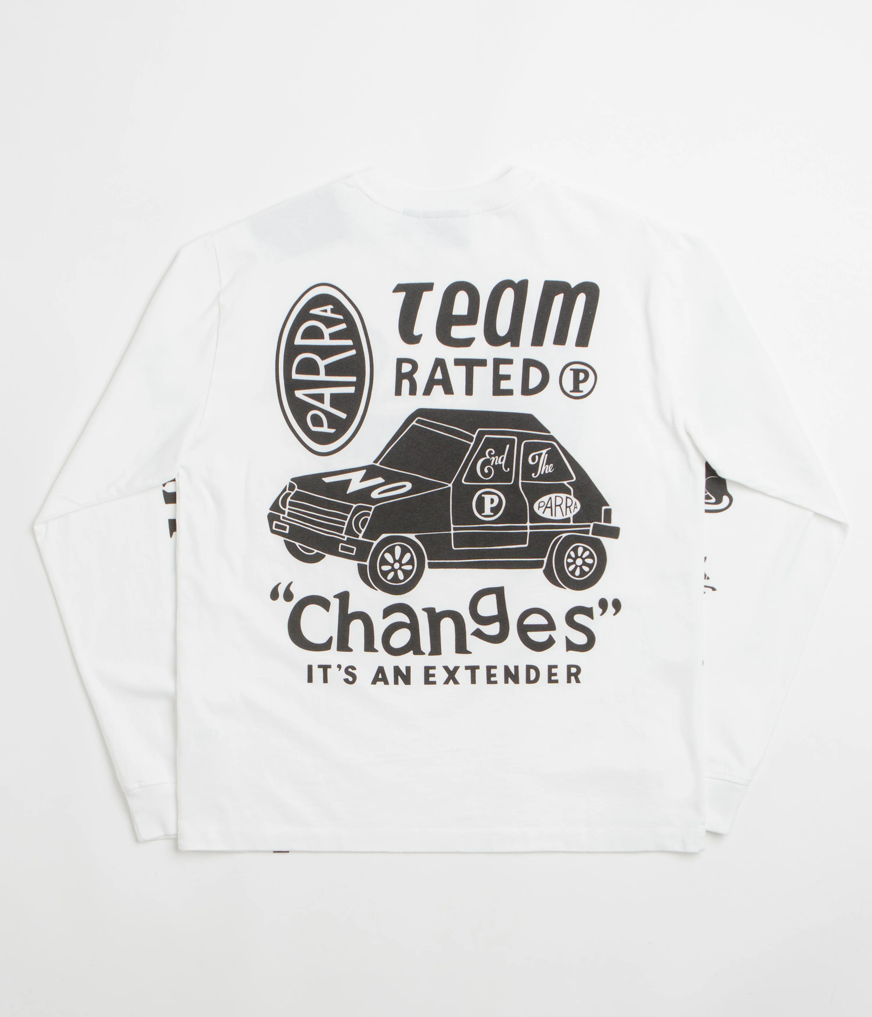 by Parra Team Changes Long Sleeve T-Shirt - White - Image 2