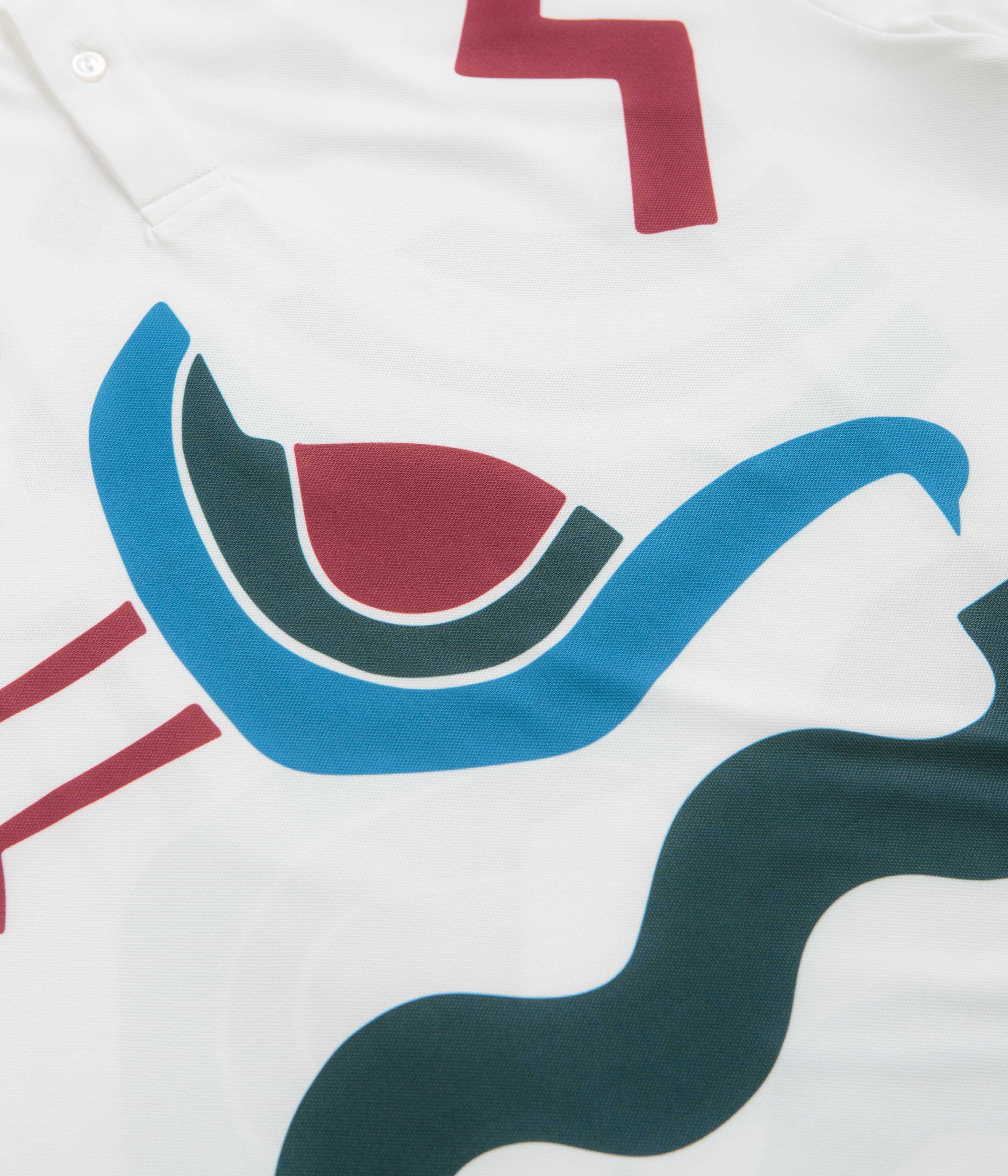 by Parra Tennis Anyone Polo Shirt - White - Image 4