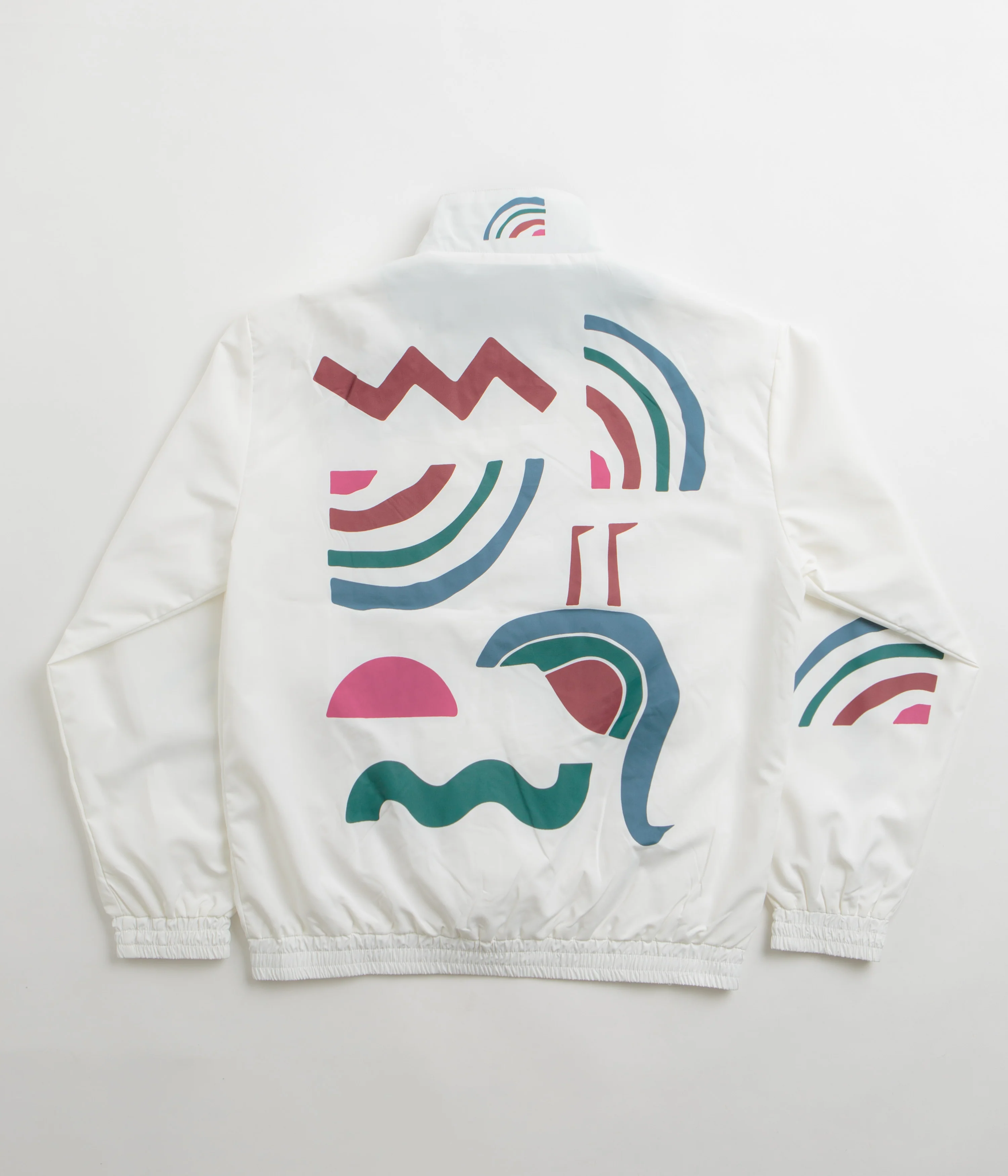 by Parra Tennis Maybe Track Jacket - White - Image 2
