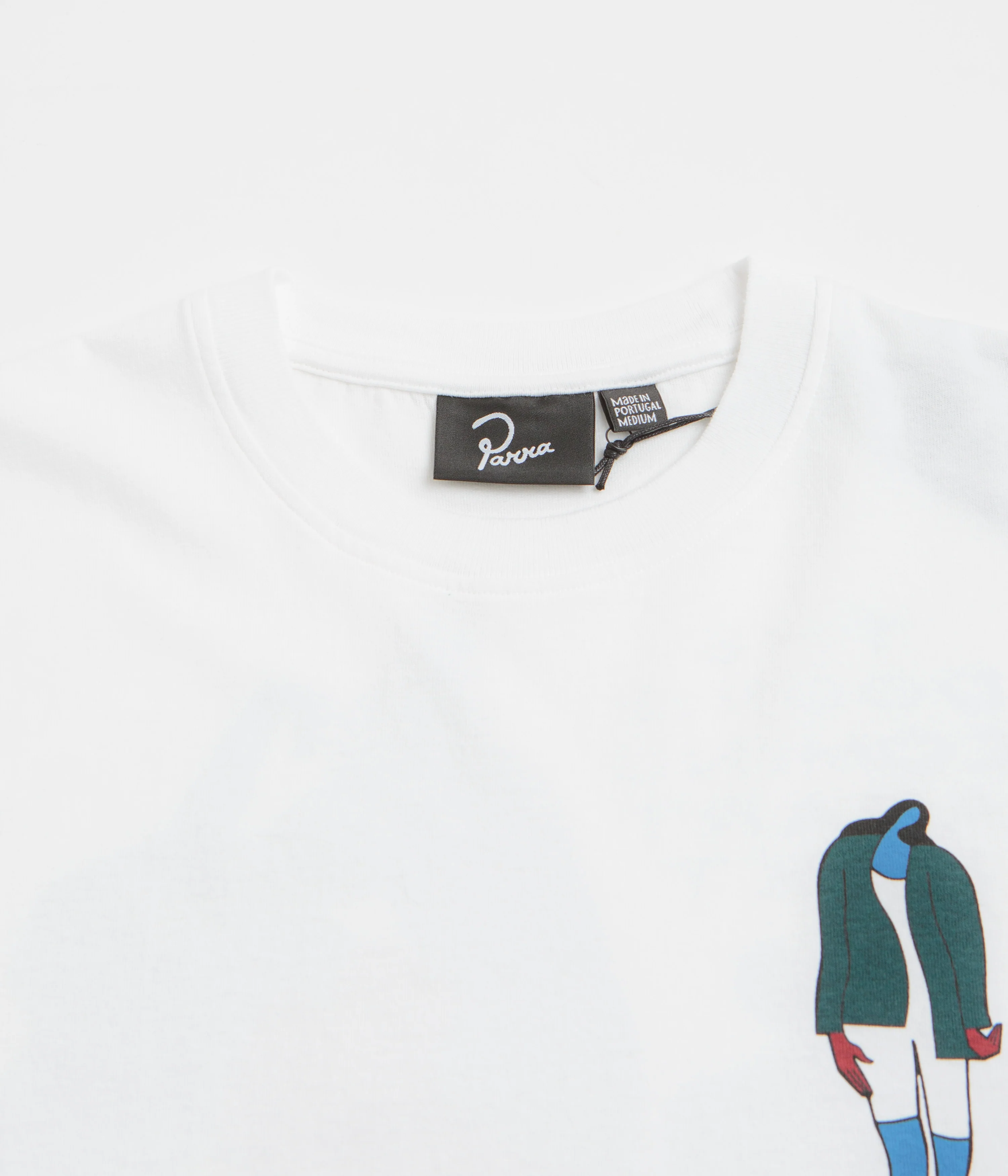 by Parra The Broken Door T-Shirt - White - Image 3