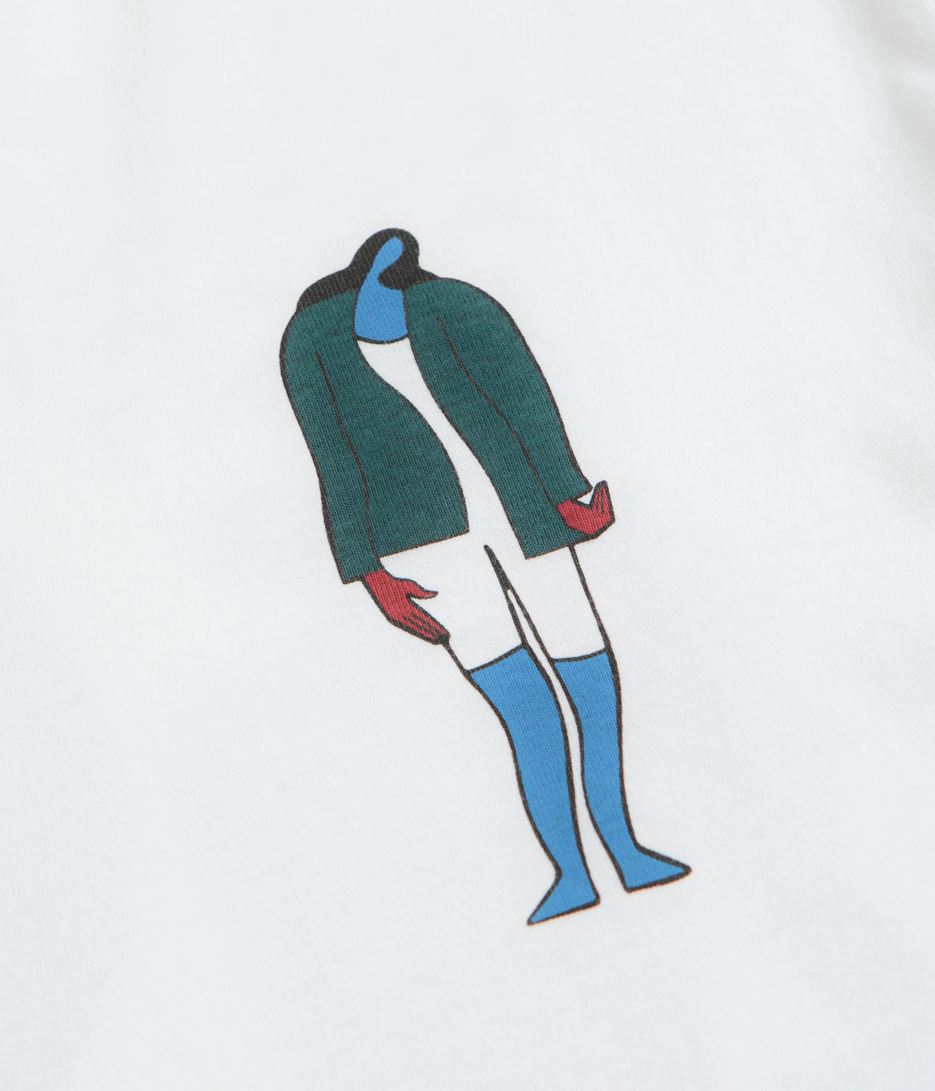 by Parra The Broken Door T-Shirt - White - Image 4