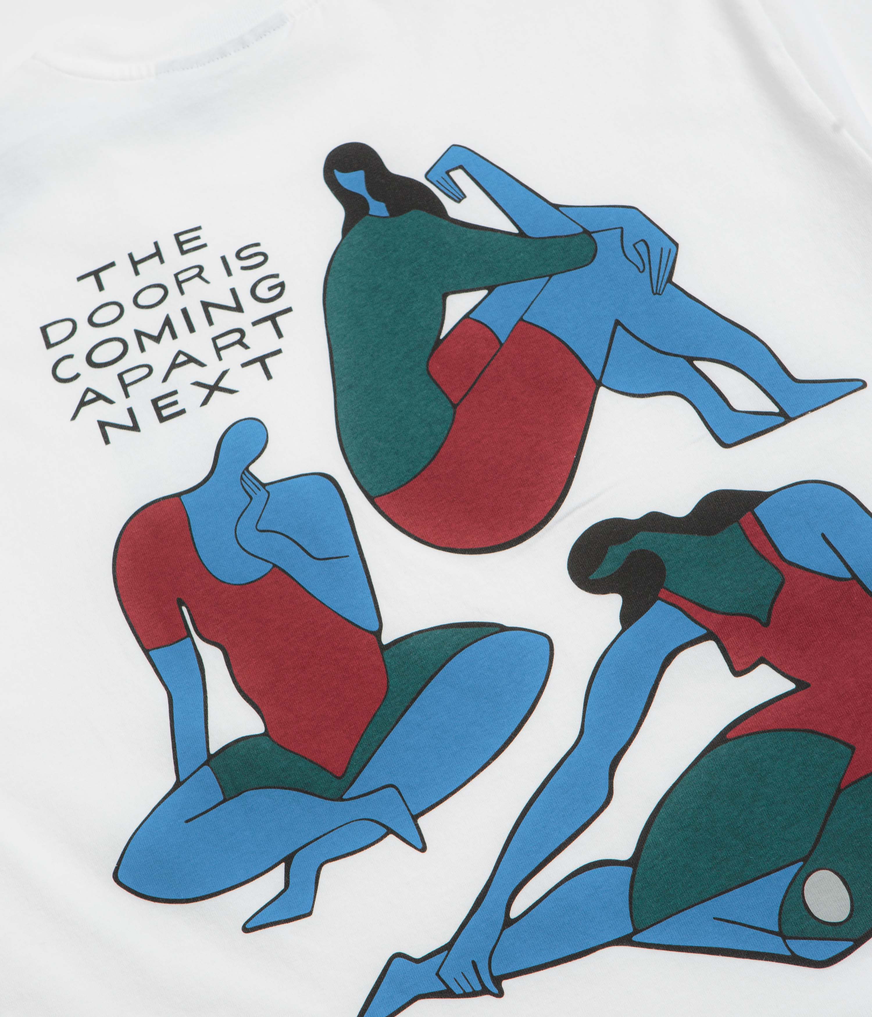 by Parra The Broken Door T-Shirt - White - Image 5