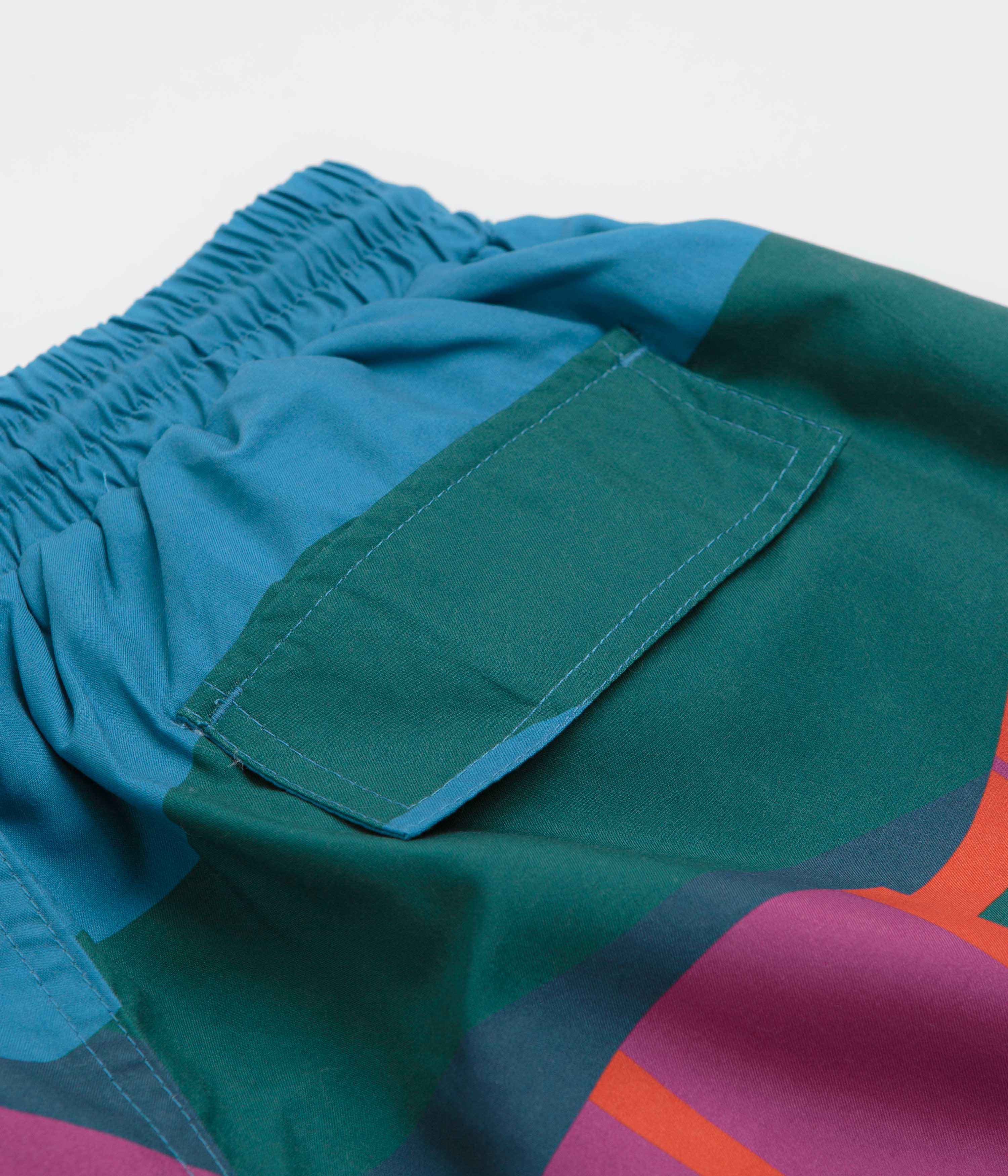by Parra The Festival Fence Swim Shorts - Blue - Image 7