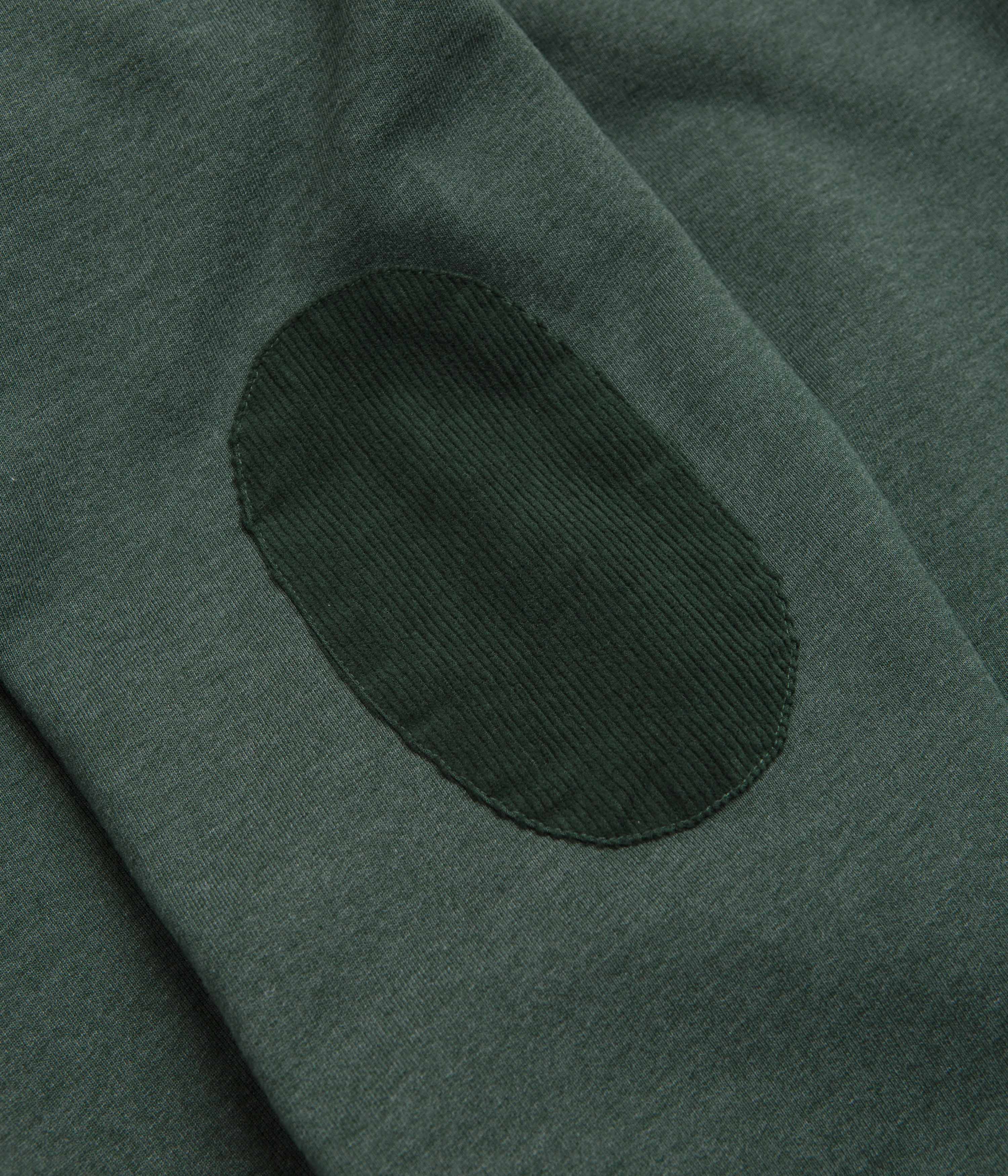 by Parra Tired Champione Crewneck Sweatshirt - Pine Green - Image 4