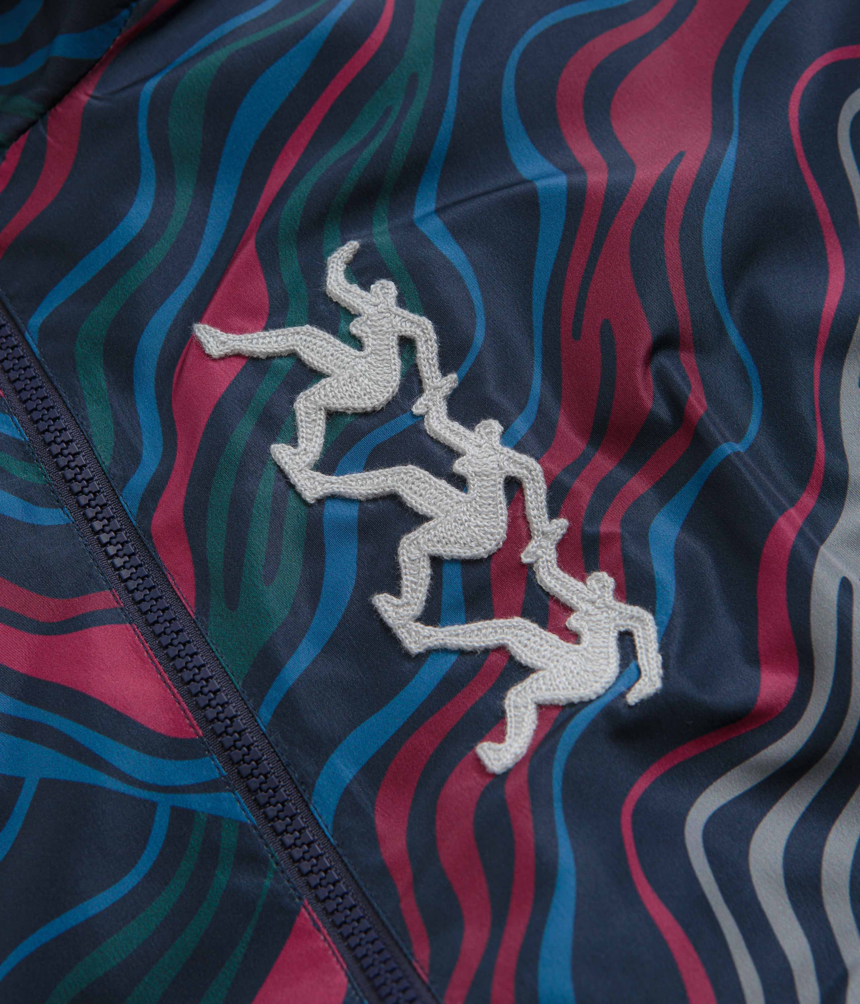 by Parra Track Flow Track Jacket - Navy Blue - Image 4