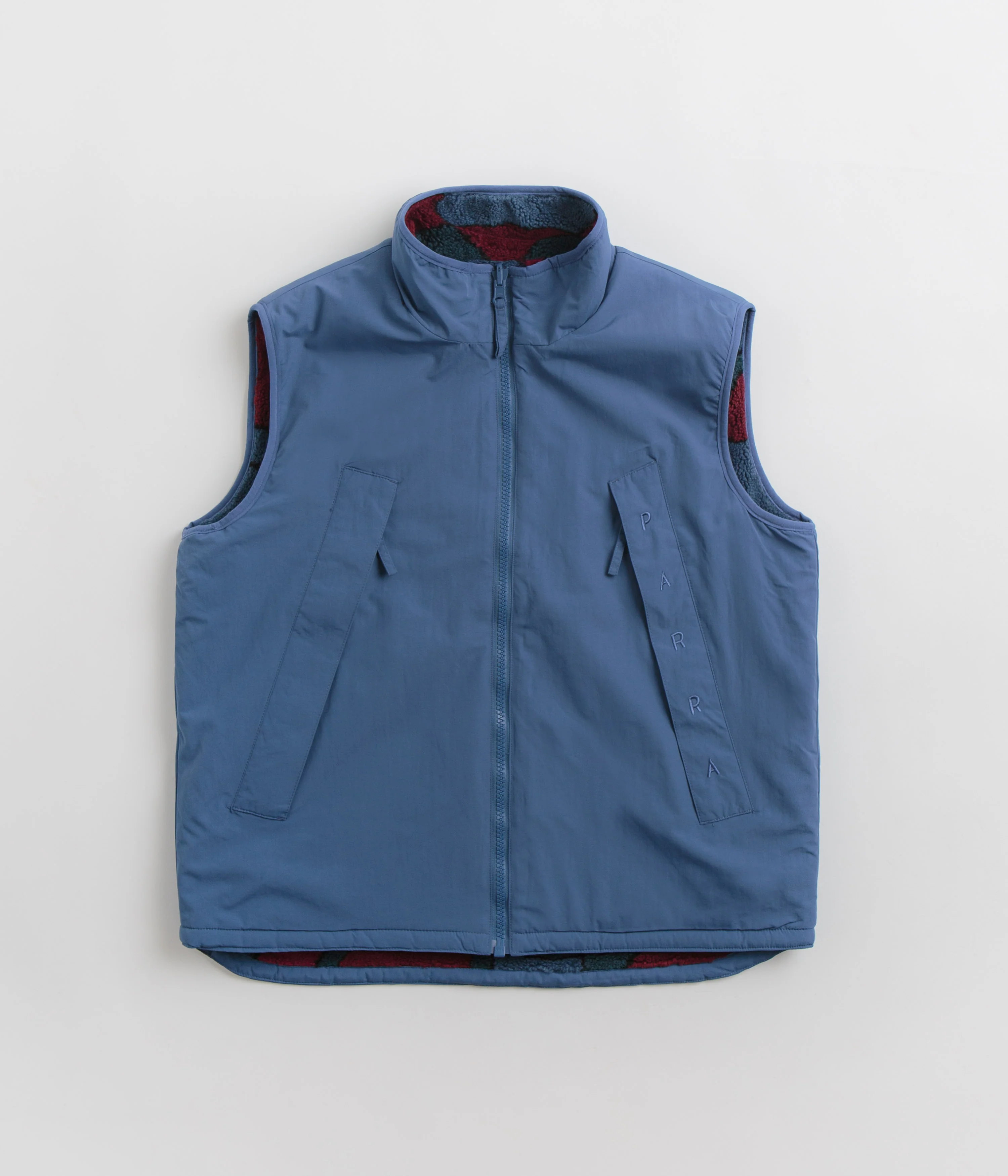 by Parra Trees In Wind Reversible Vest - Blue - Image 2