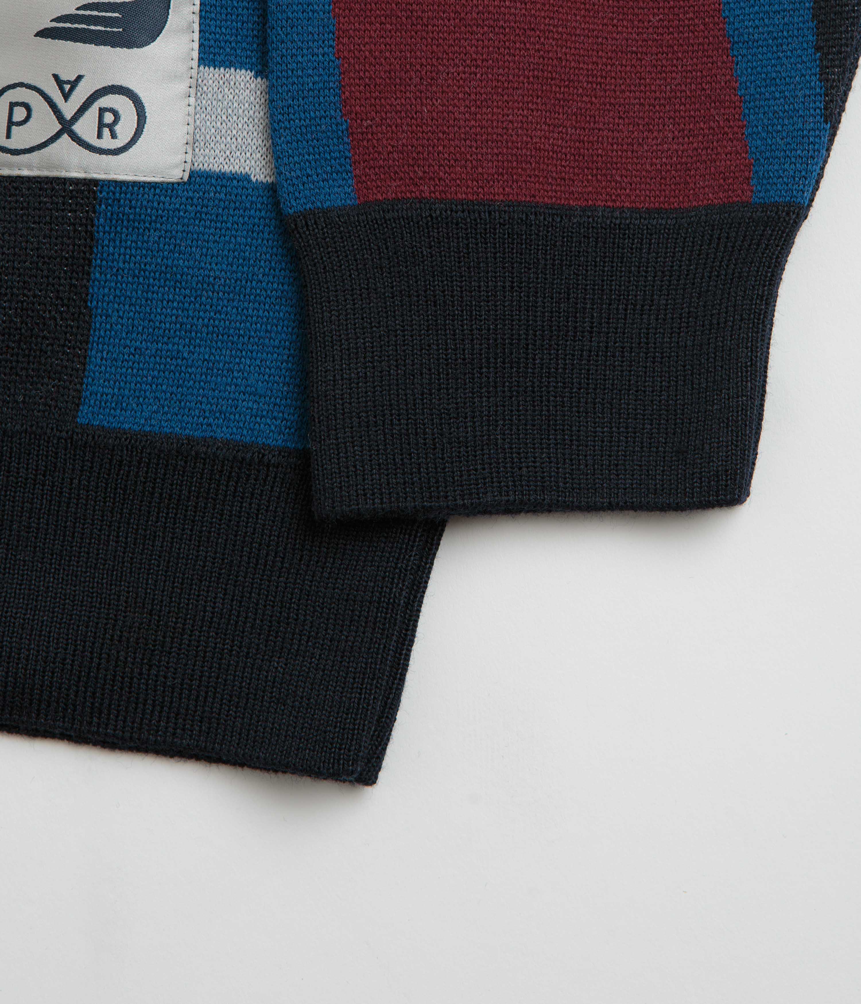 by Parra Vertical Forest Knitted Polo Shirt - Blue - Image 4