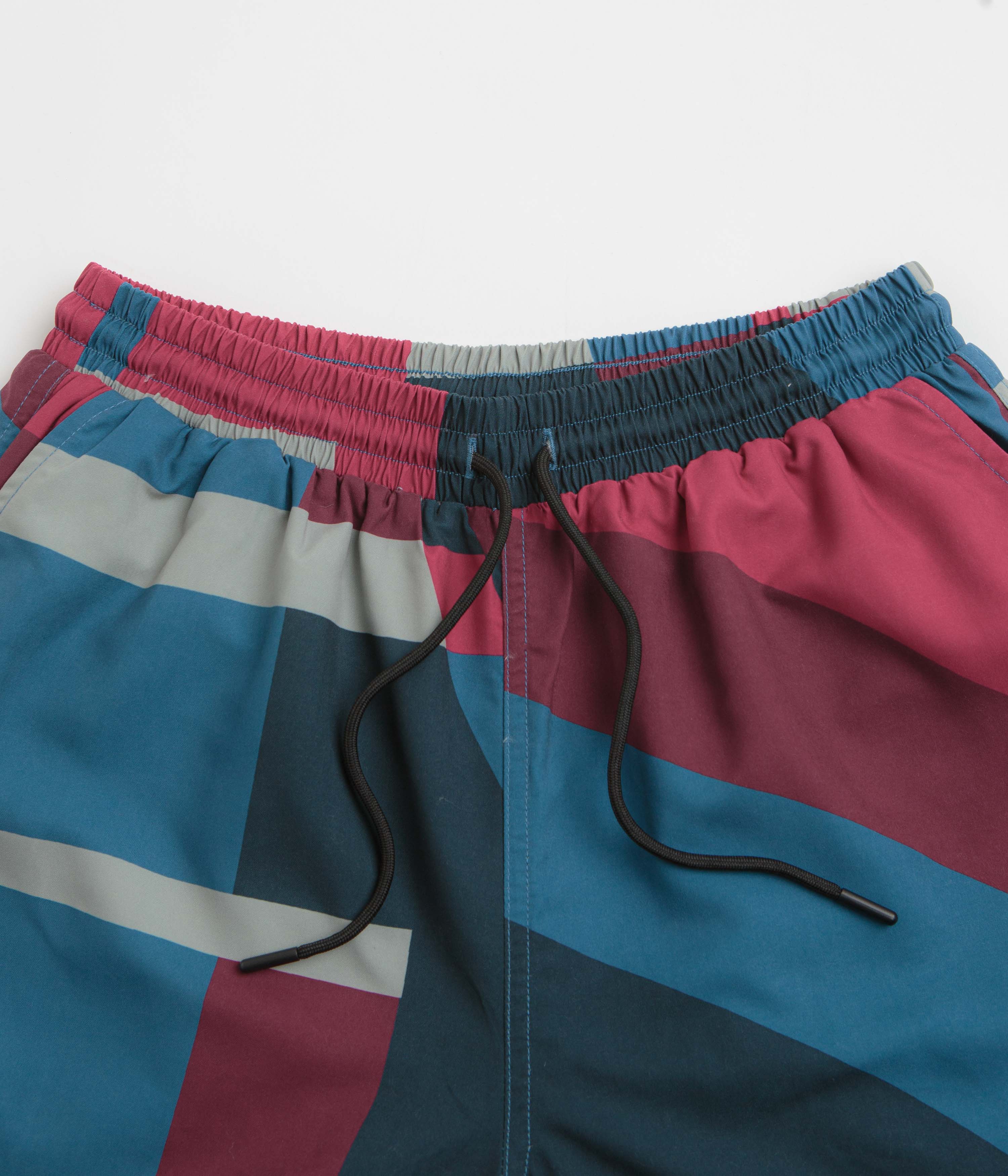 by Parra Vertical Forest Swim Shorts - Blue - Image 5