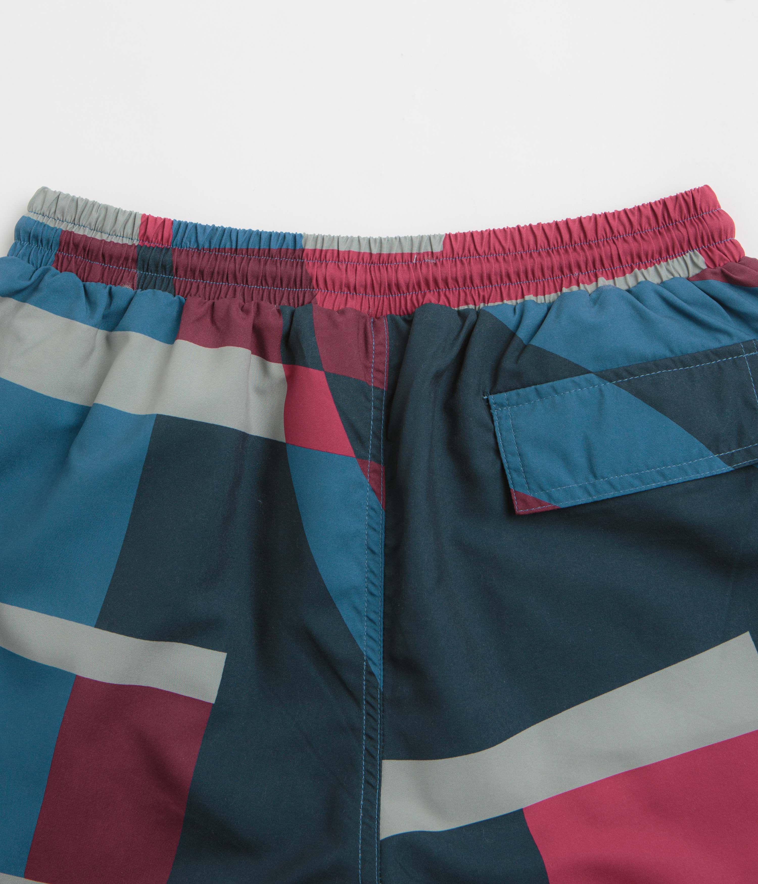by Parra Vertical Forest Swim Shorts - Blue - Image 7