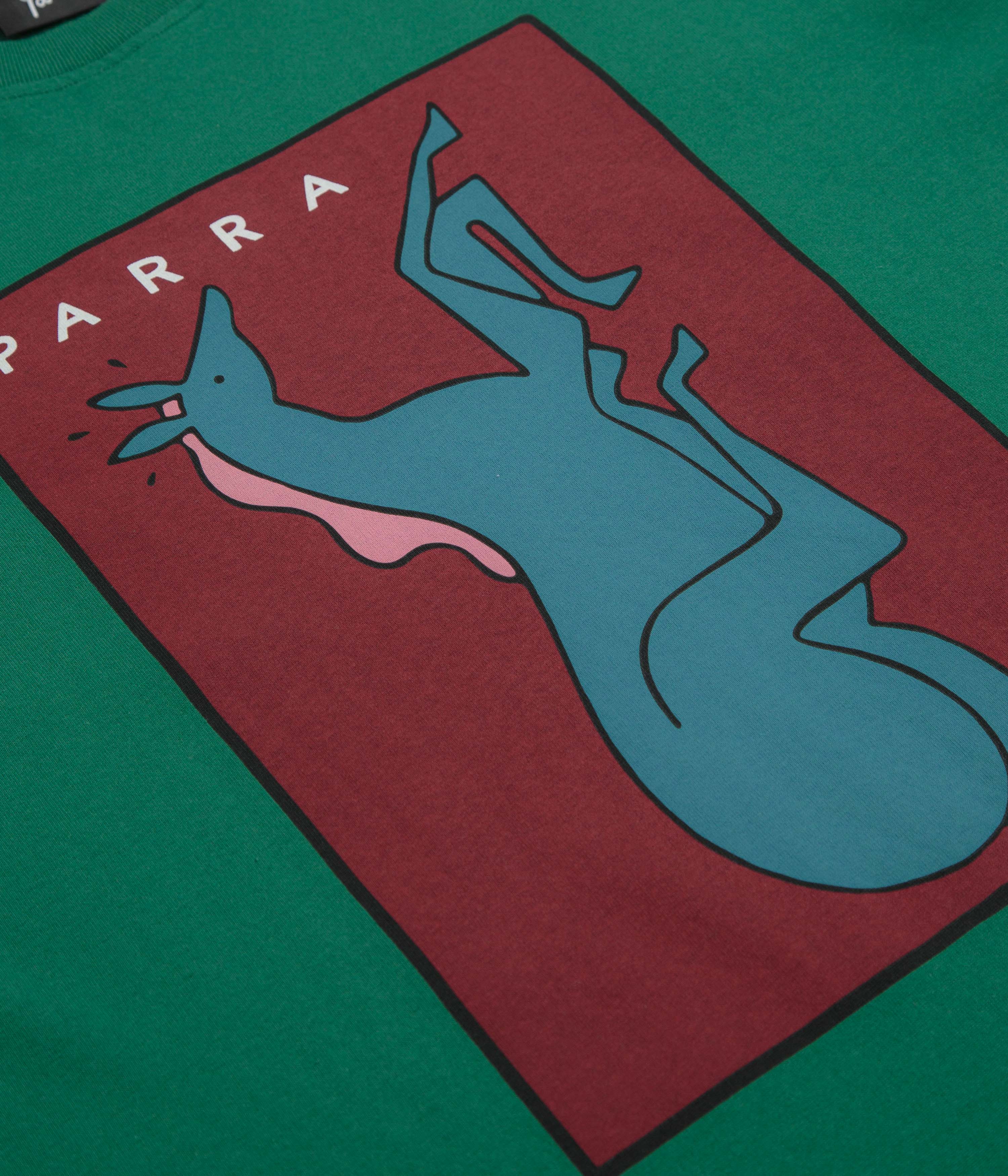 by Parra Vertical Horse T-Shirt - Green - Image 3