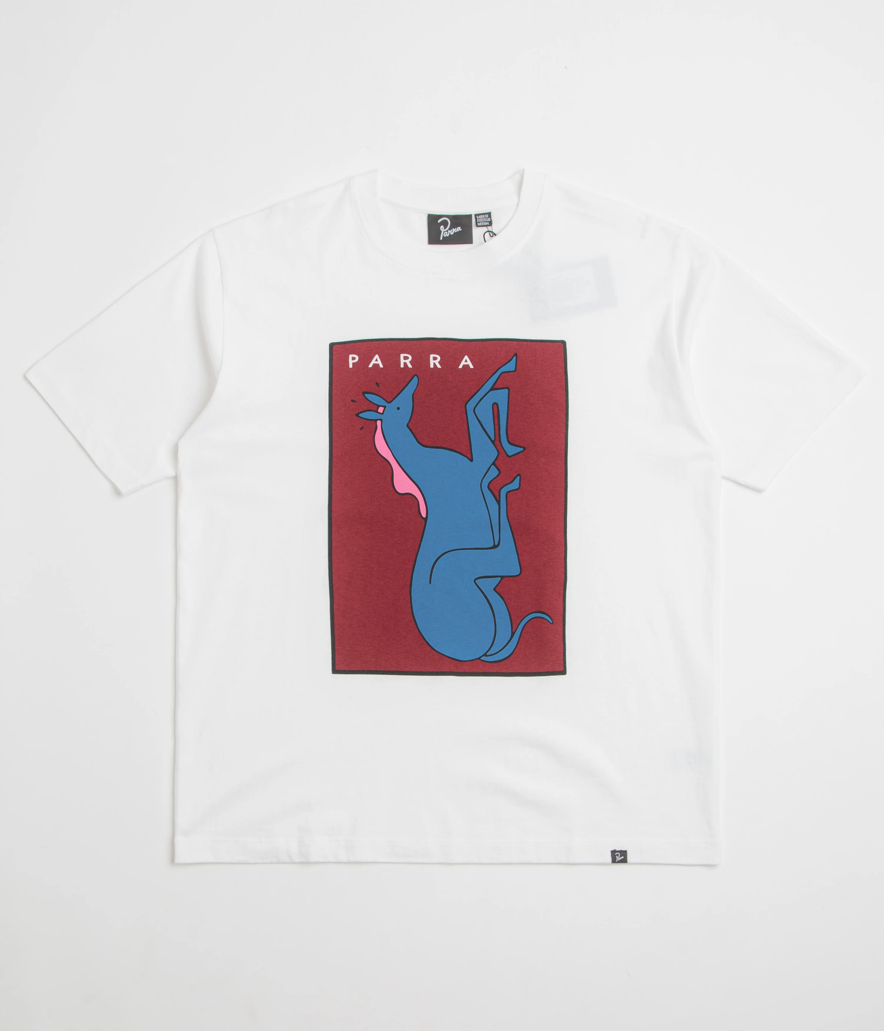 by Parra Vertical Horse T-Shirt - White