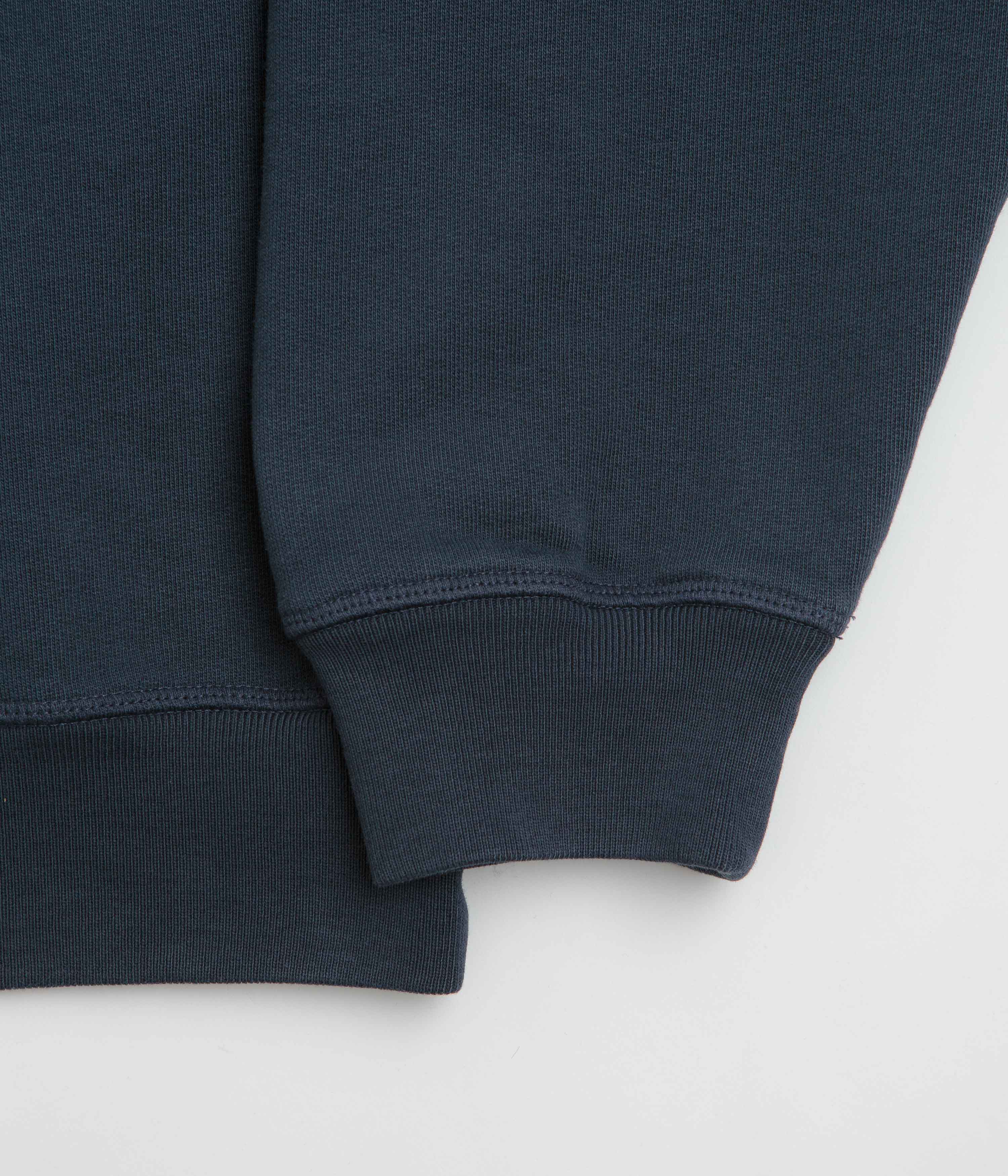 by Parra Water Wave Logo Crewneck Sweatshirt - Navy Blue - Image 4