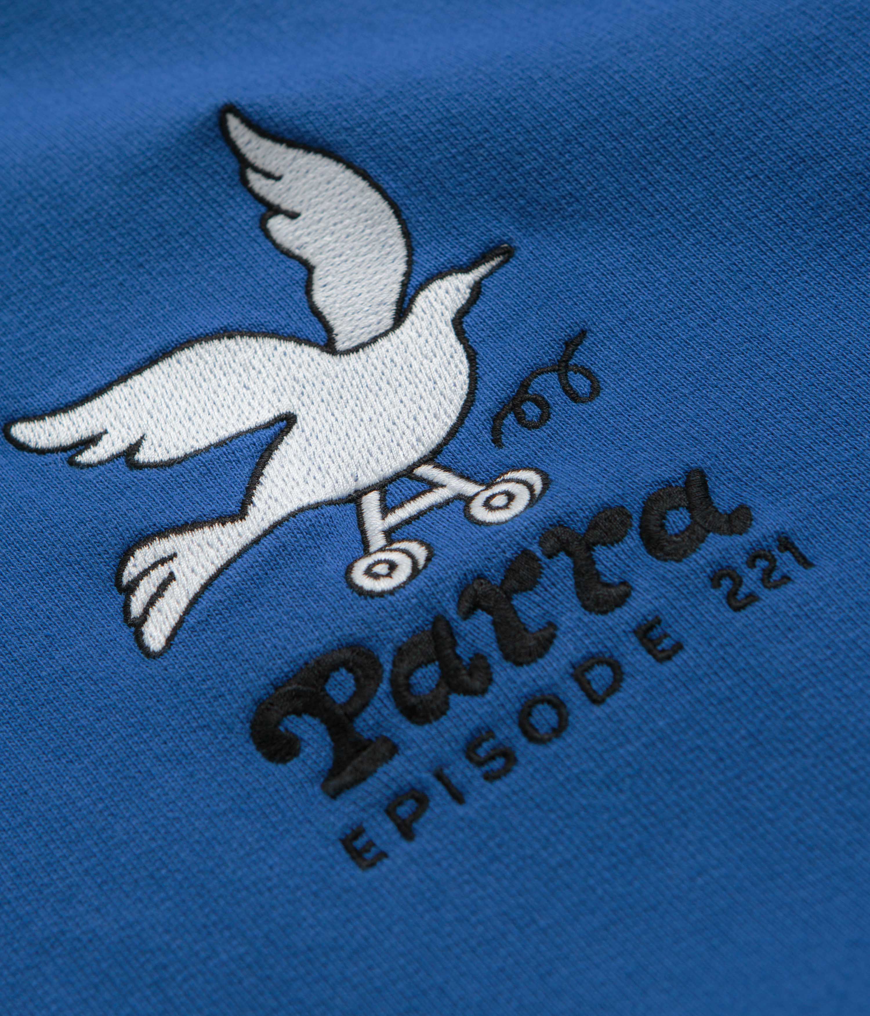 by Parra Wheel Chested Bird Crewneck Sweatshirt - Blue - Image 4