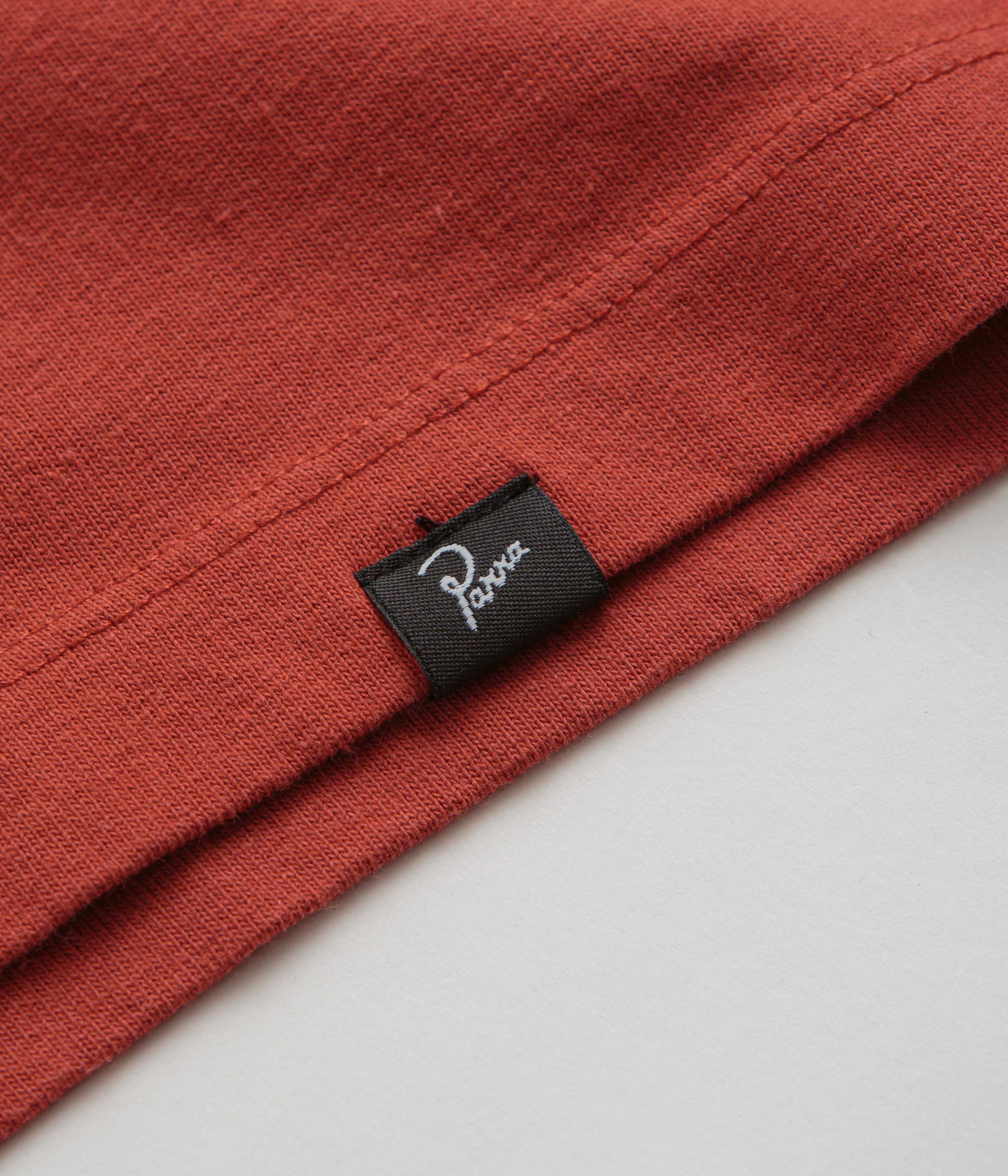 by Parra Wheeled Bird T-Shirt - Rust - Image 4