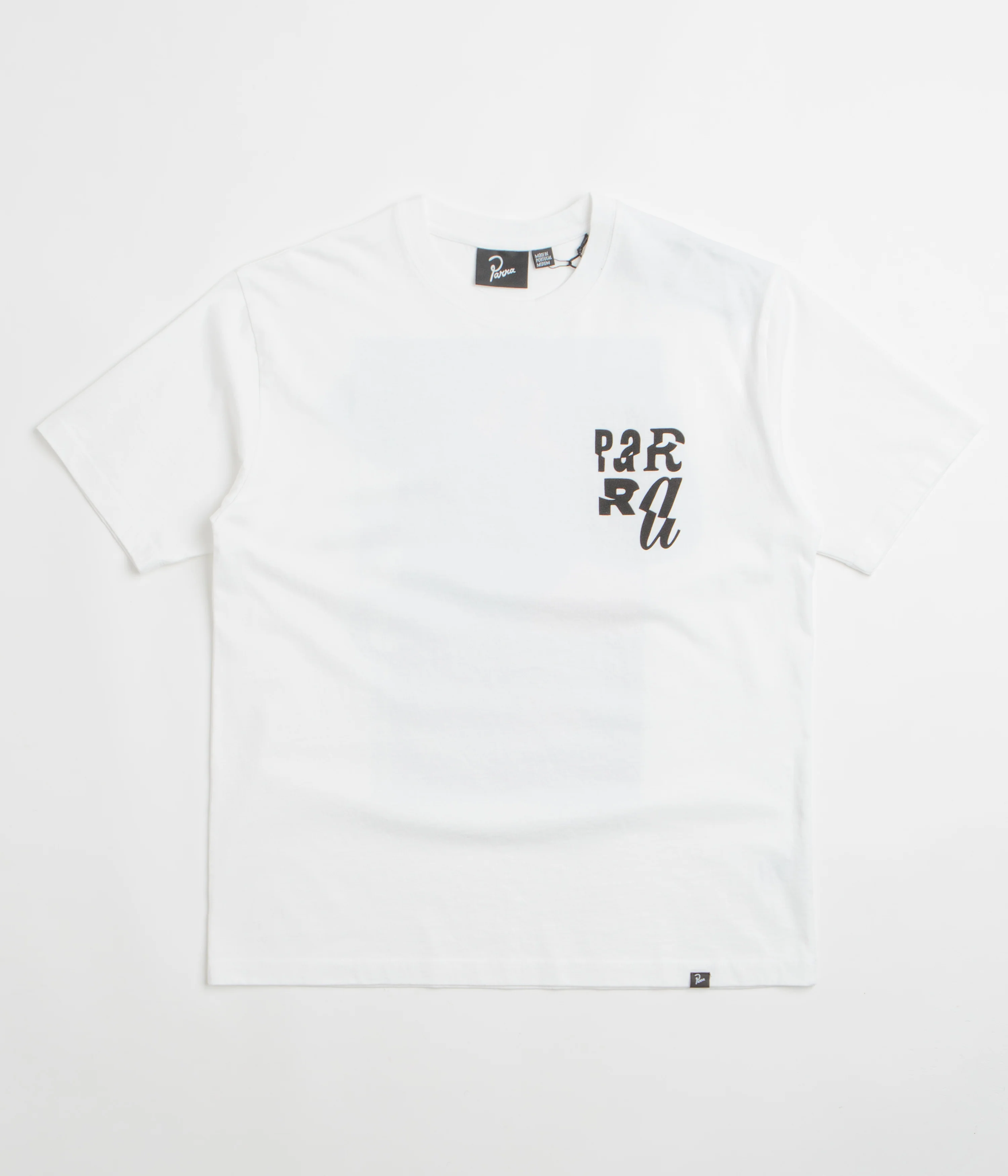 by Parra Why Are You Here T-Shirt - White - Image 2