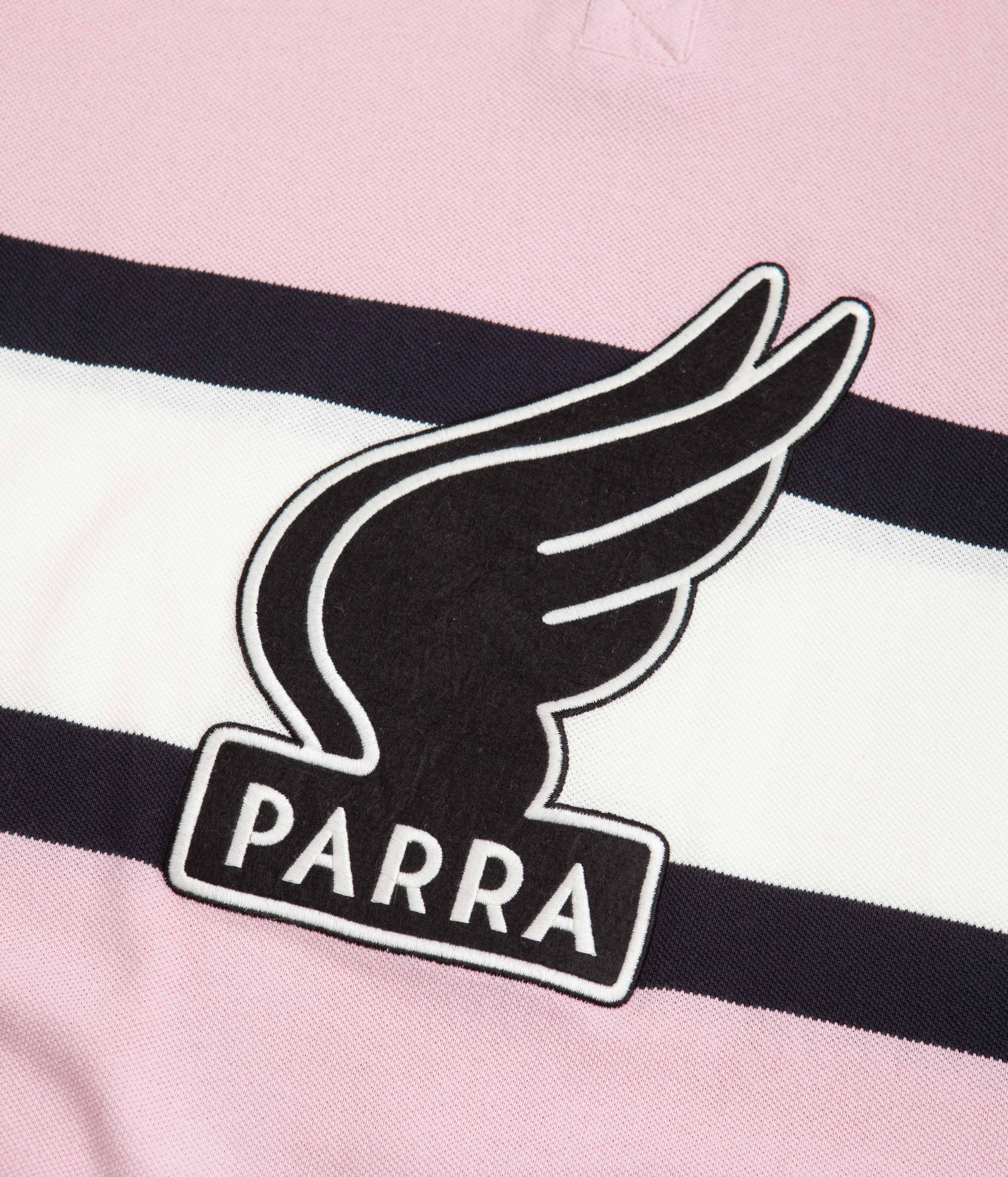 by Parra Winged Logo Polo Shirt - Pink - Image 3
