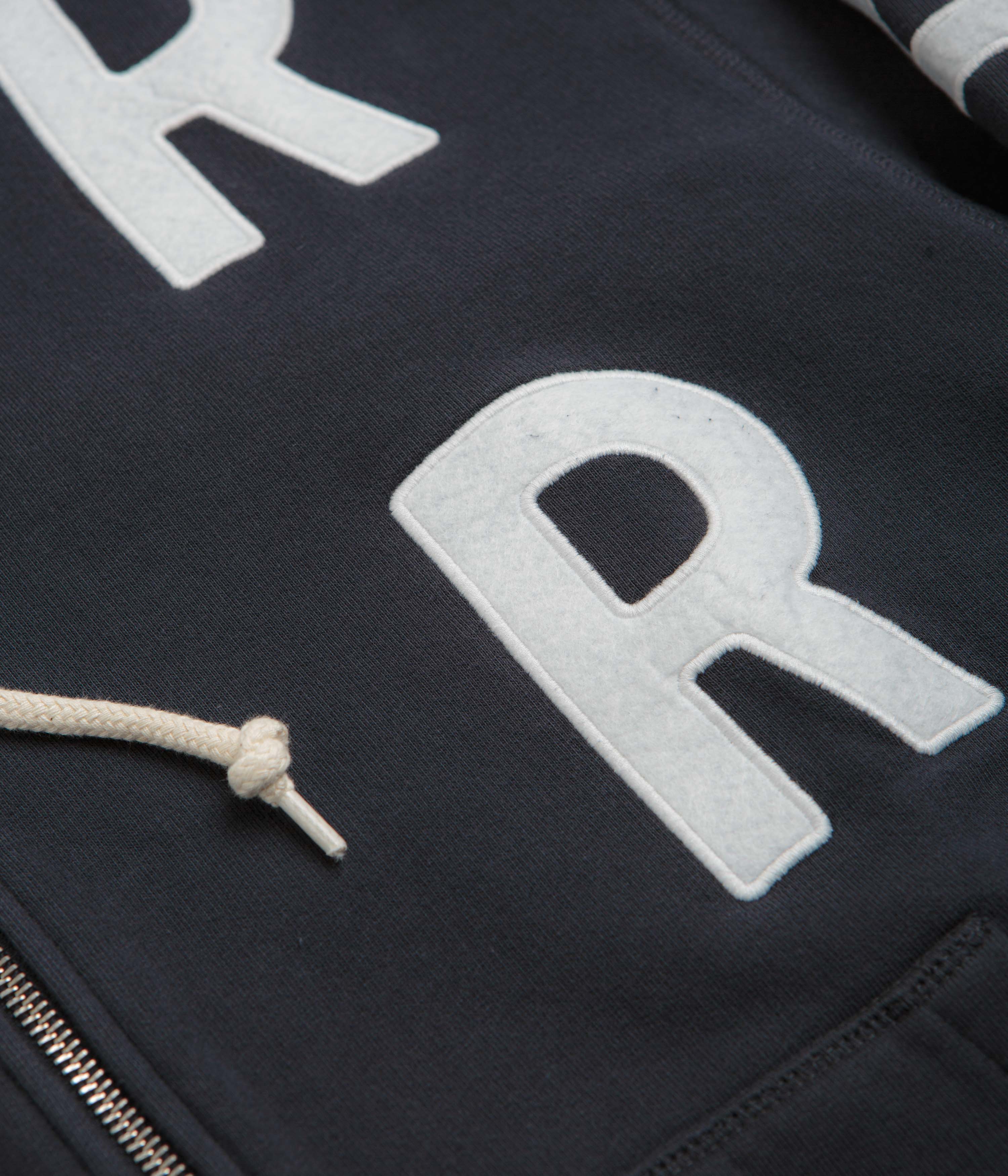by Parra Word Salad Full Zip Hoodie - Dark Navy - Image 4