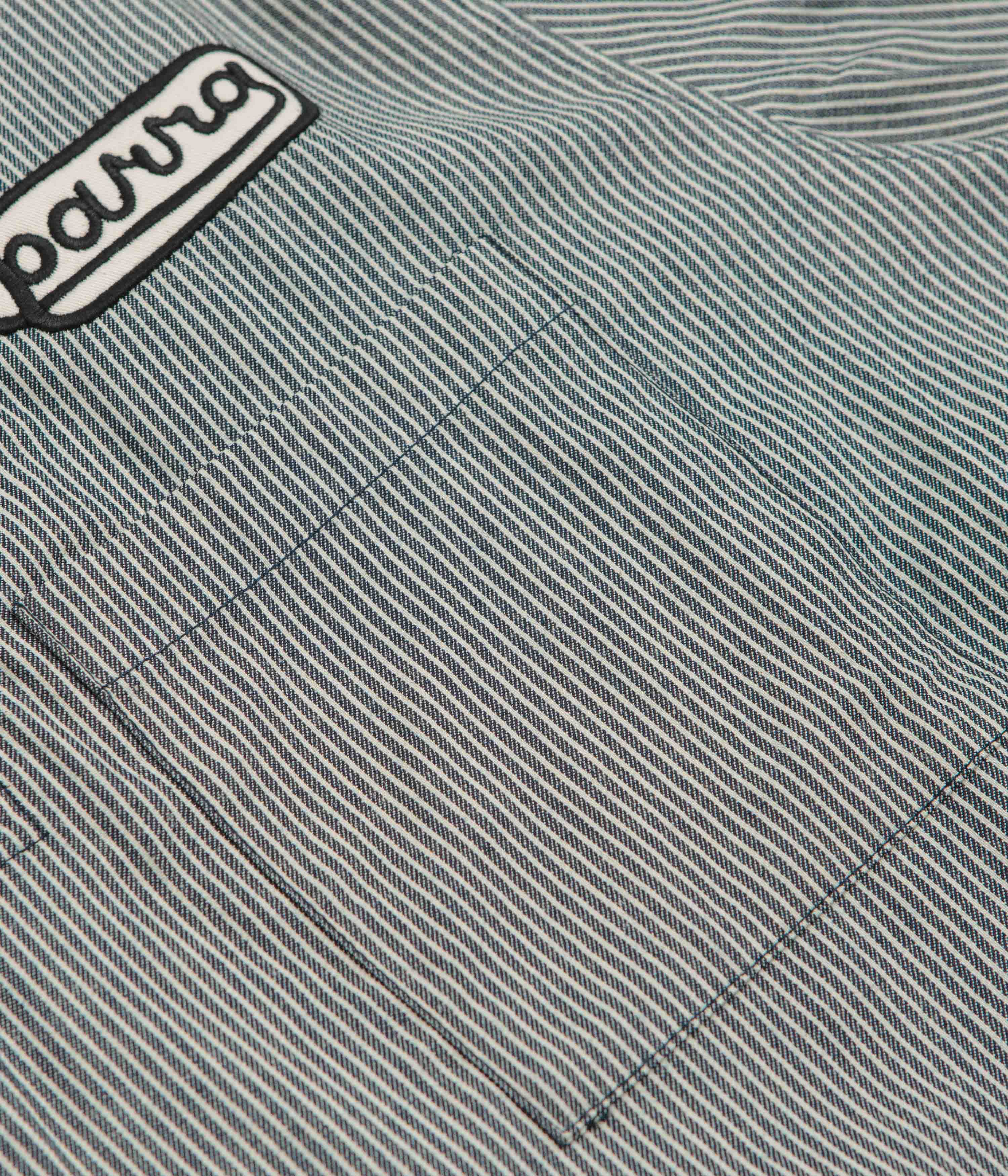by Parra Work Later Short Sleeve Shirt - Blue - Image 4